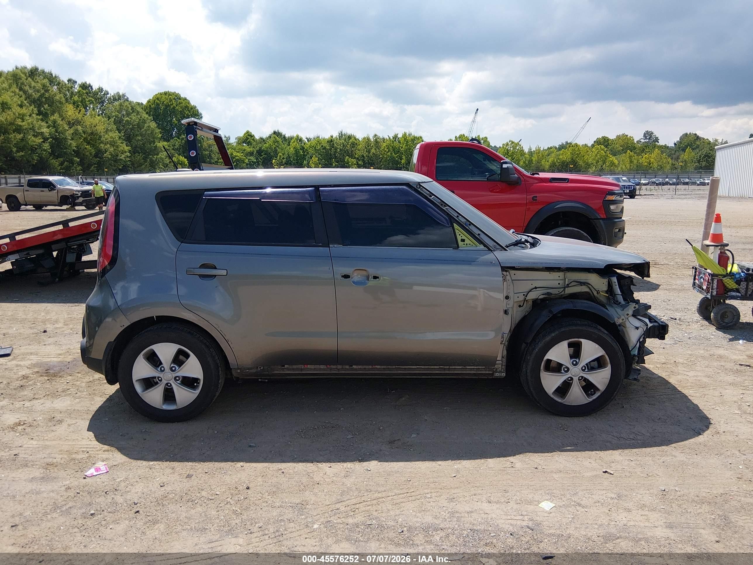 2015 Kia Soul   Gray vin: KNDJN2A21F7168036