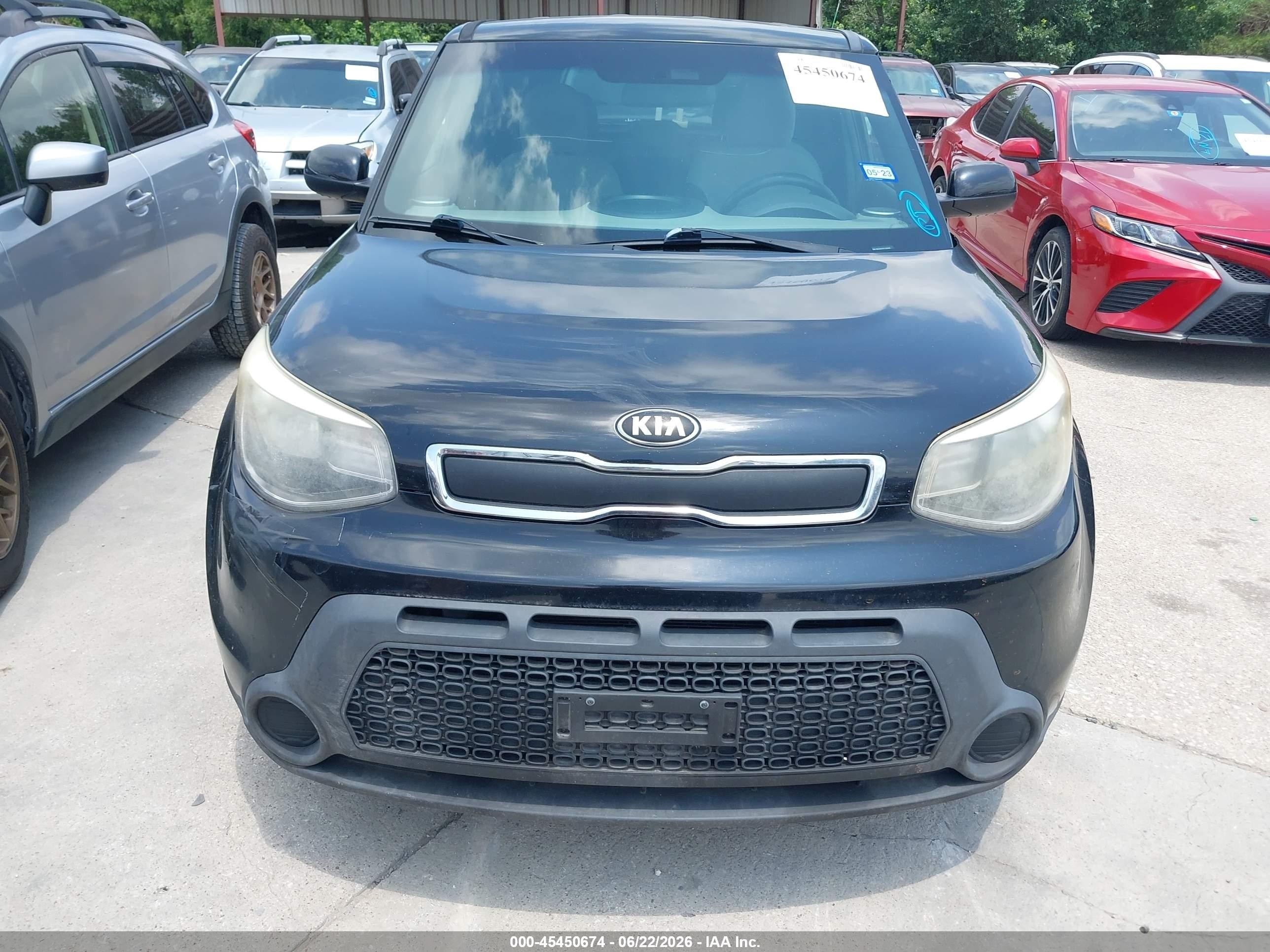 2015 Kia Soul   Black vin: KNDJN2A21F7219048