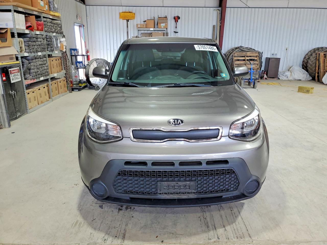 2015 Kia Soul Base Gray vin: KNDJN2A21F7221057