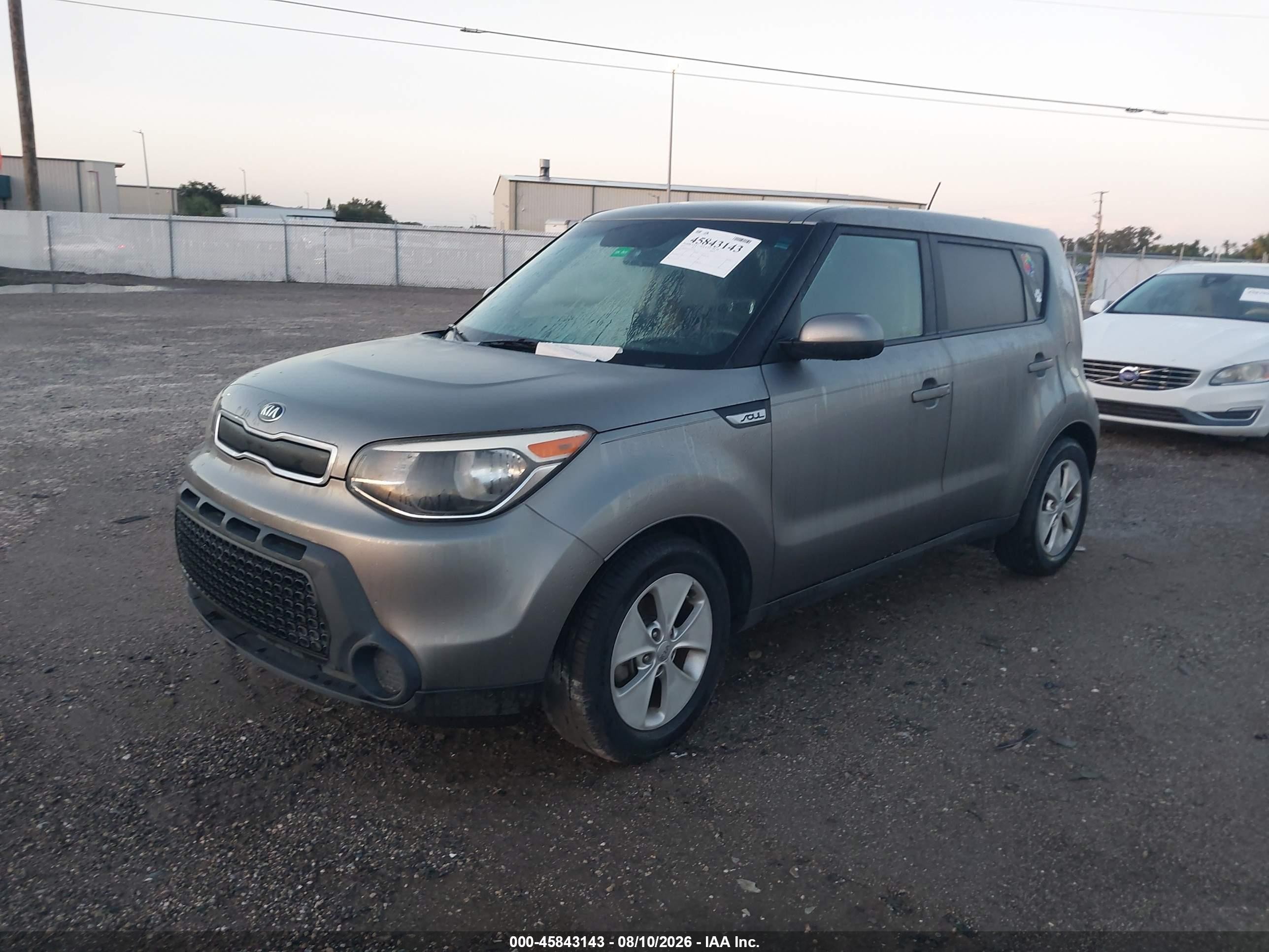 2015 Kia Soul   Gray vin: KNDJN2A21F7221382