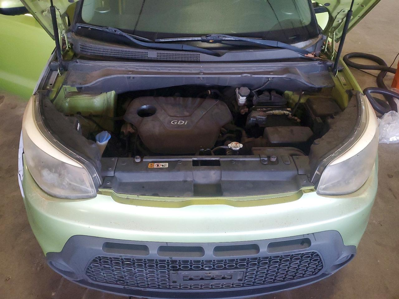 2015 Kia Soul Base Зеленый vin: KNDJN2A21F7752274