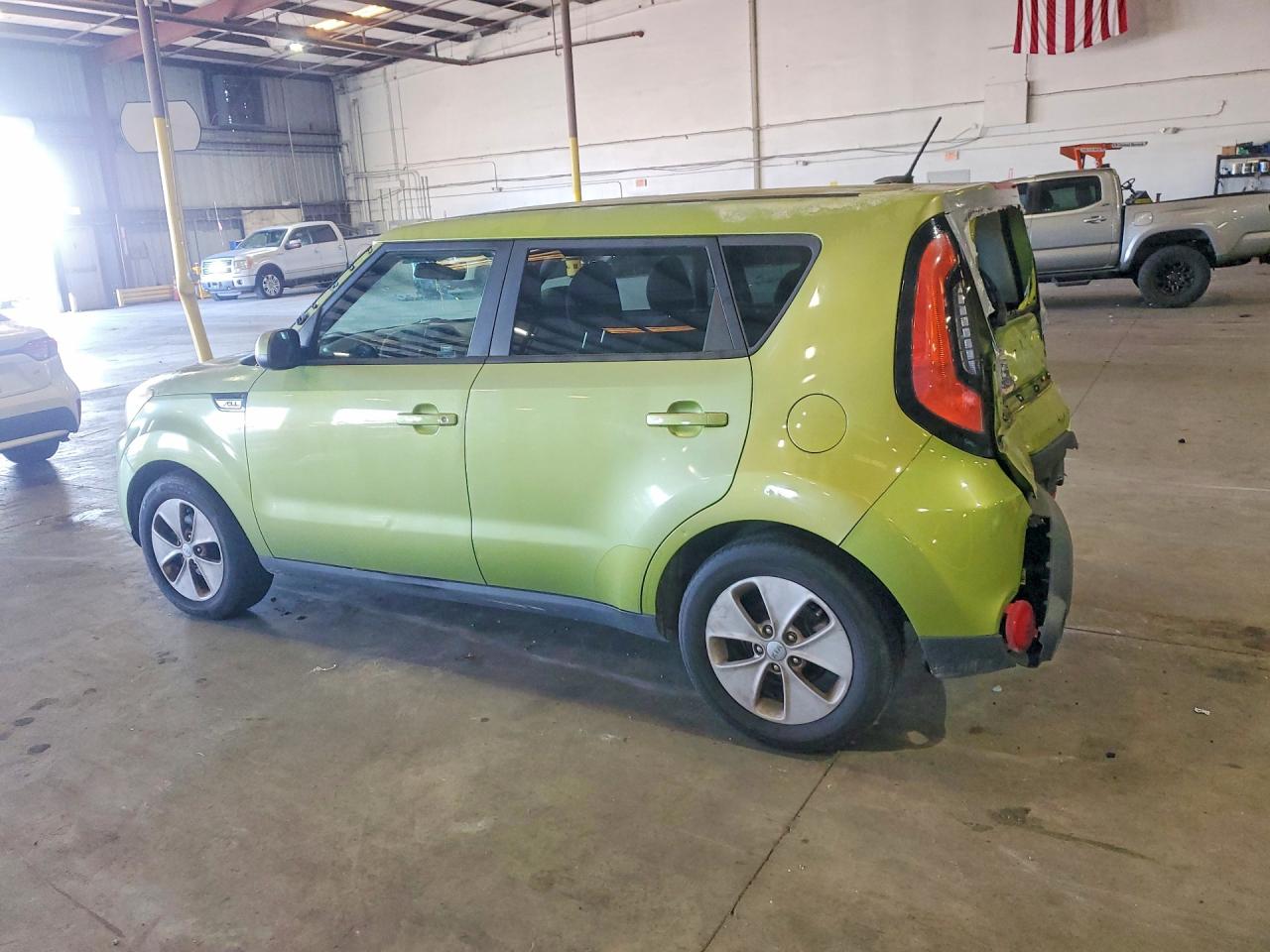 2015 Kia Soul Base Зеленый vin: KNDJN2A21F7752274