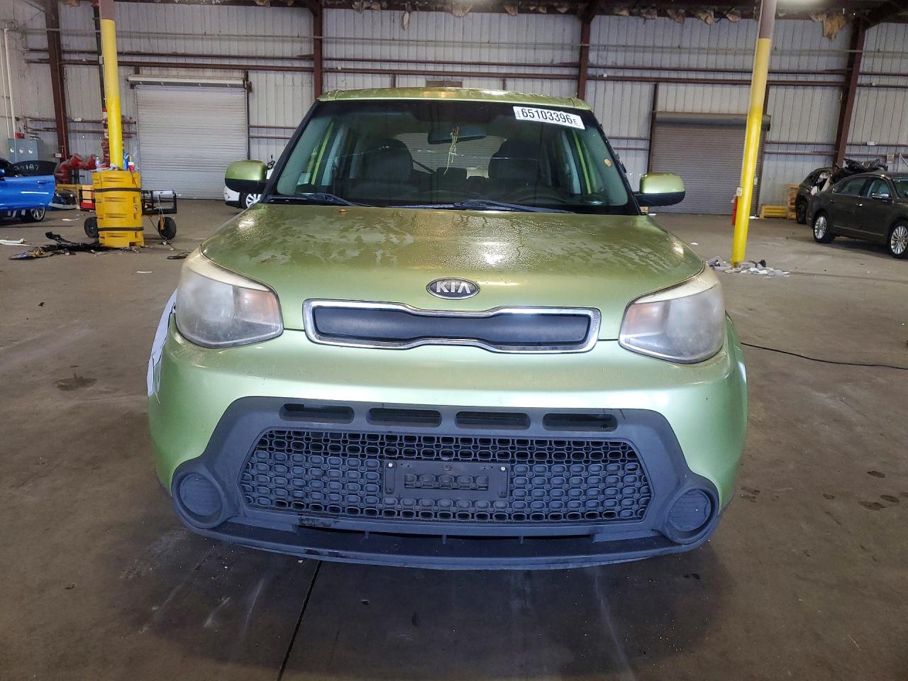 2015 Kia Soul Base Зеленый vin: KNDJN2A21F7752274