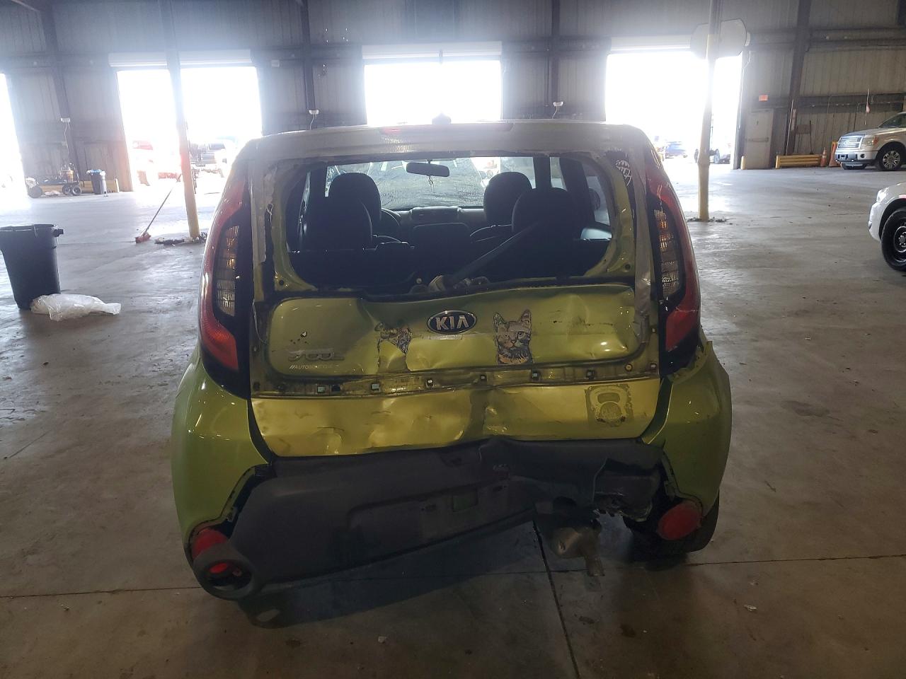 2015 Kia Soul Base Зеленый vin: KNDJN2A21F7752274