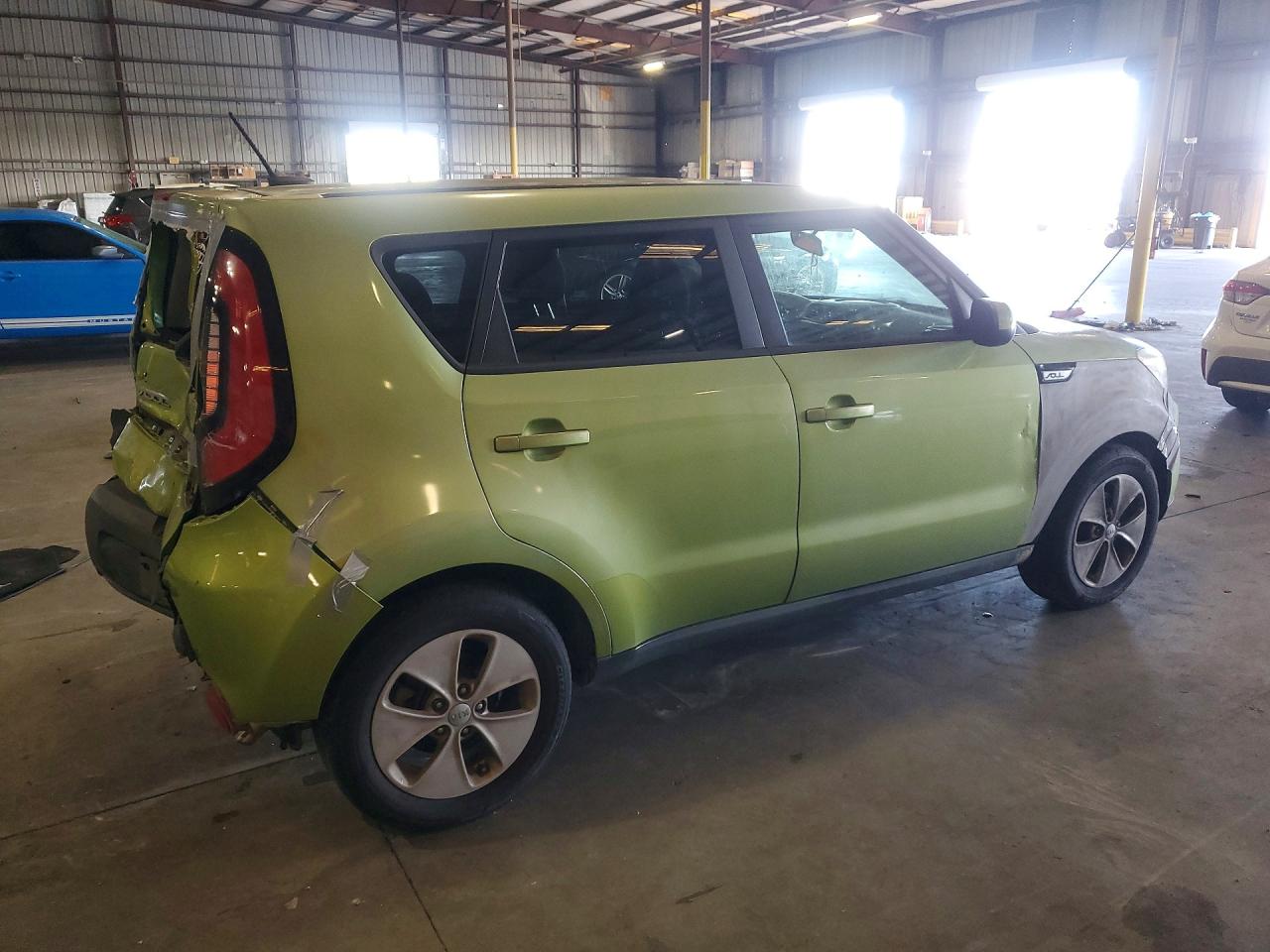 2015 Kia Soul Base Зеленый vin: KNDJN2A21F7752274