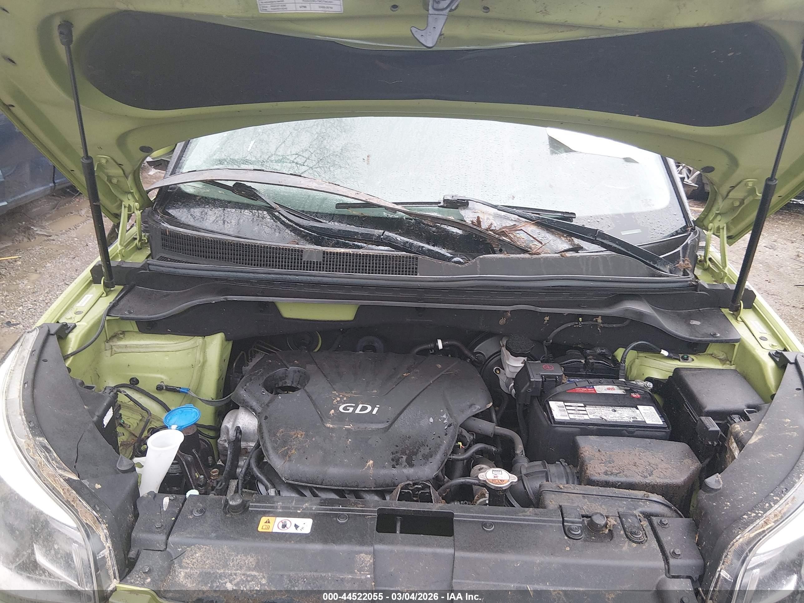 2015 Kia Soul   Green vin: KNDJN2A21F7763100