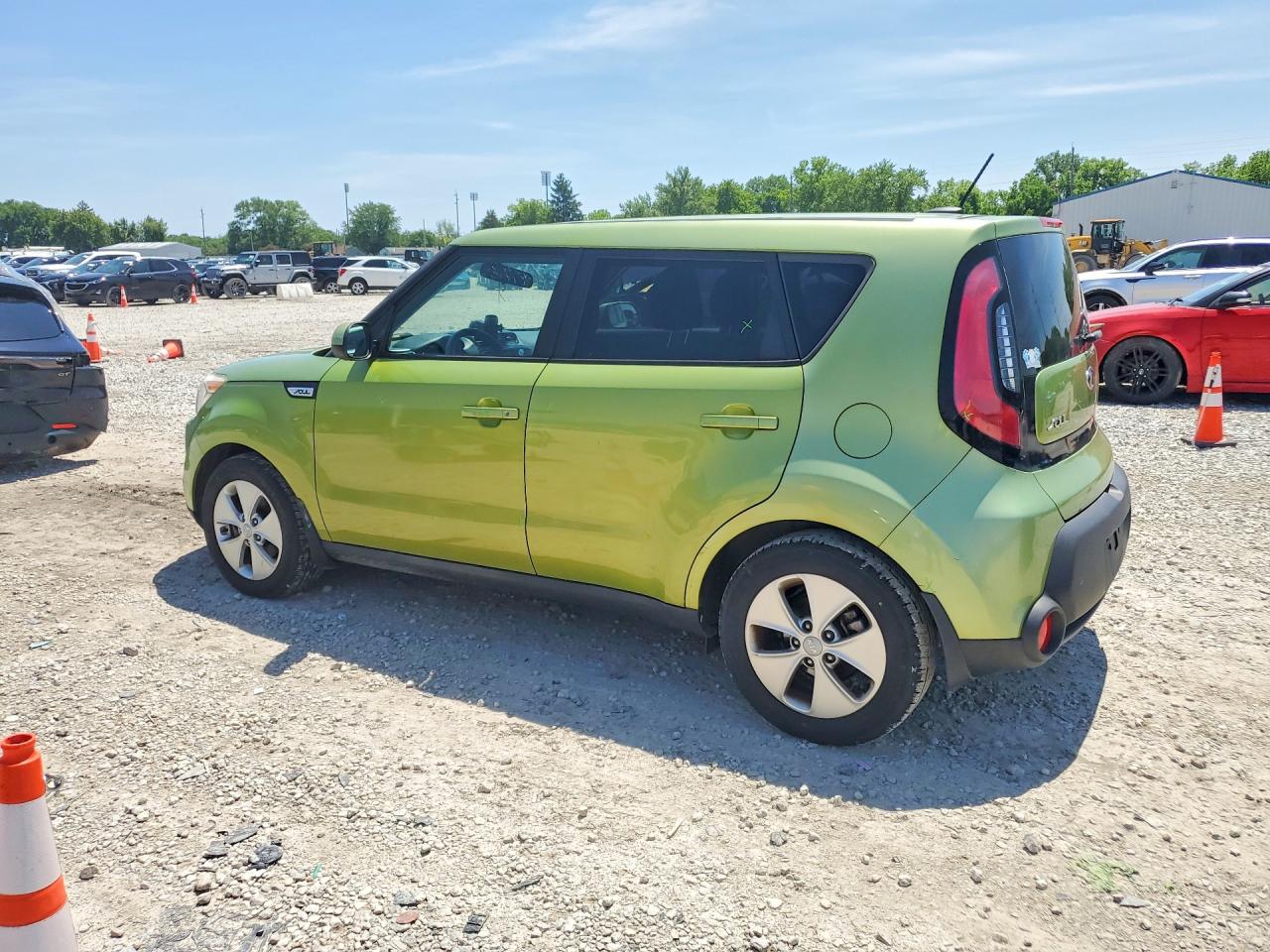 2015 Kia Soul Base Green vin: KNDJN2A21F7764361