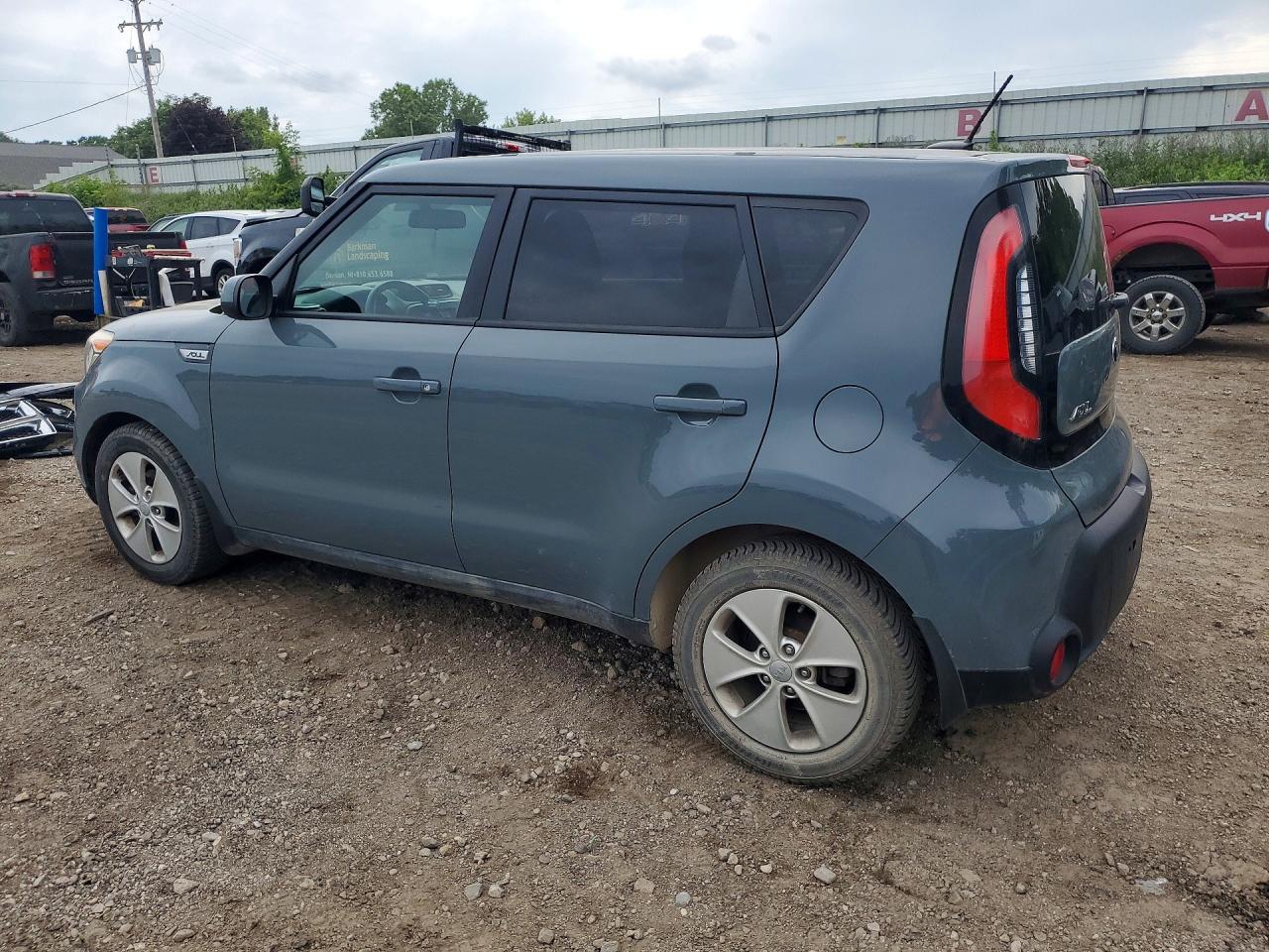 2015 Kia Soul Base Gray vin: KNDJN2A21F7765171