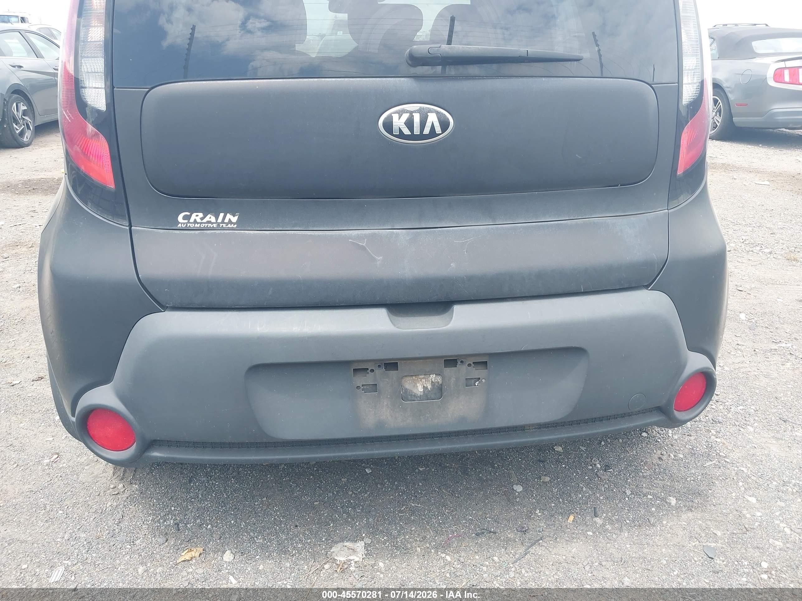 2015 Kia Soul   Черный vin: KNDJN2A21F7765316