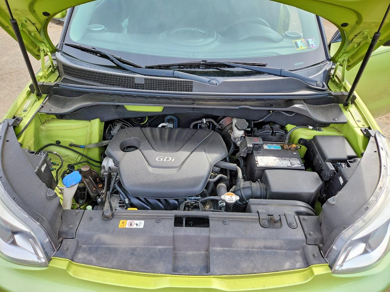 2015 Kia Soul Base Green vin: KNDJN2A21F7767549