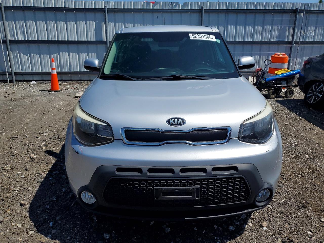 2015 Kia Soul Base Silver vin: KNDJN2A21F7771620