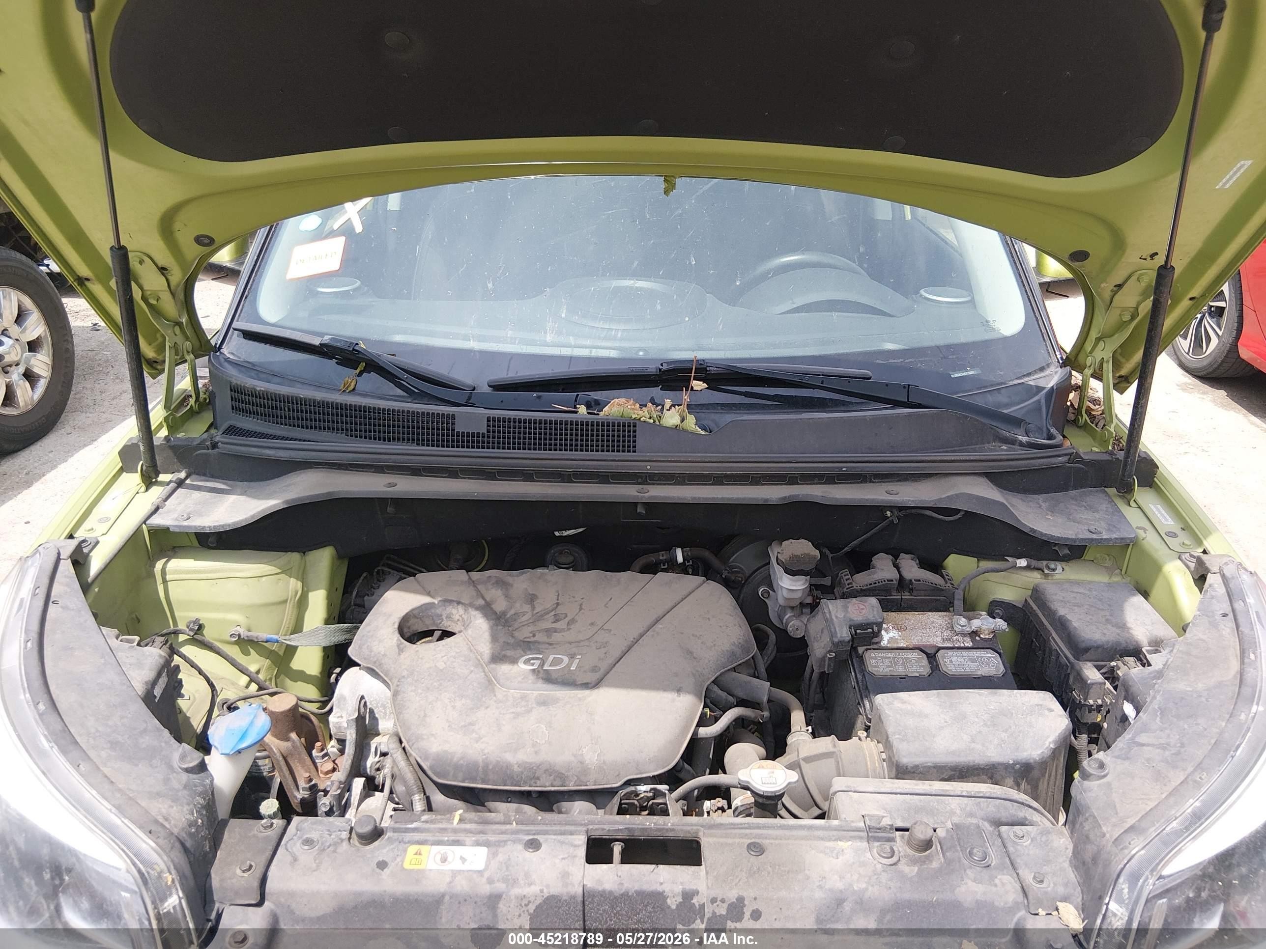 2015 Kia Soul   Green vin: KNDJN2A21F7783007