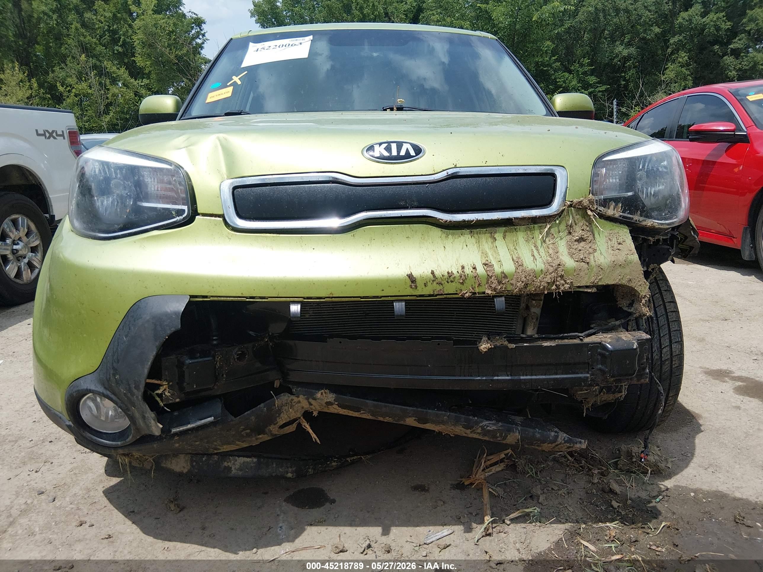 2015 Kia Soul   Green vin: KNDJN2A21F7783007
