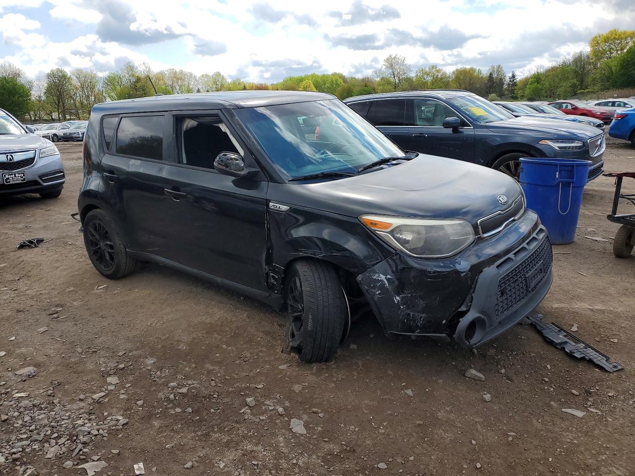 2015 Kia Soul Base Black vin: KNDJN2A21F7795898