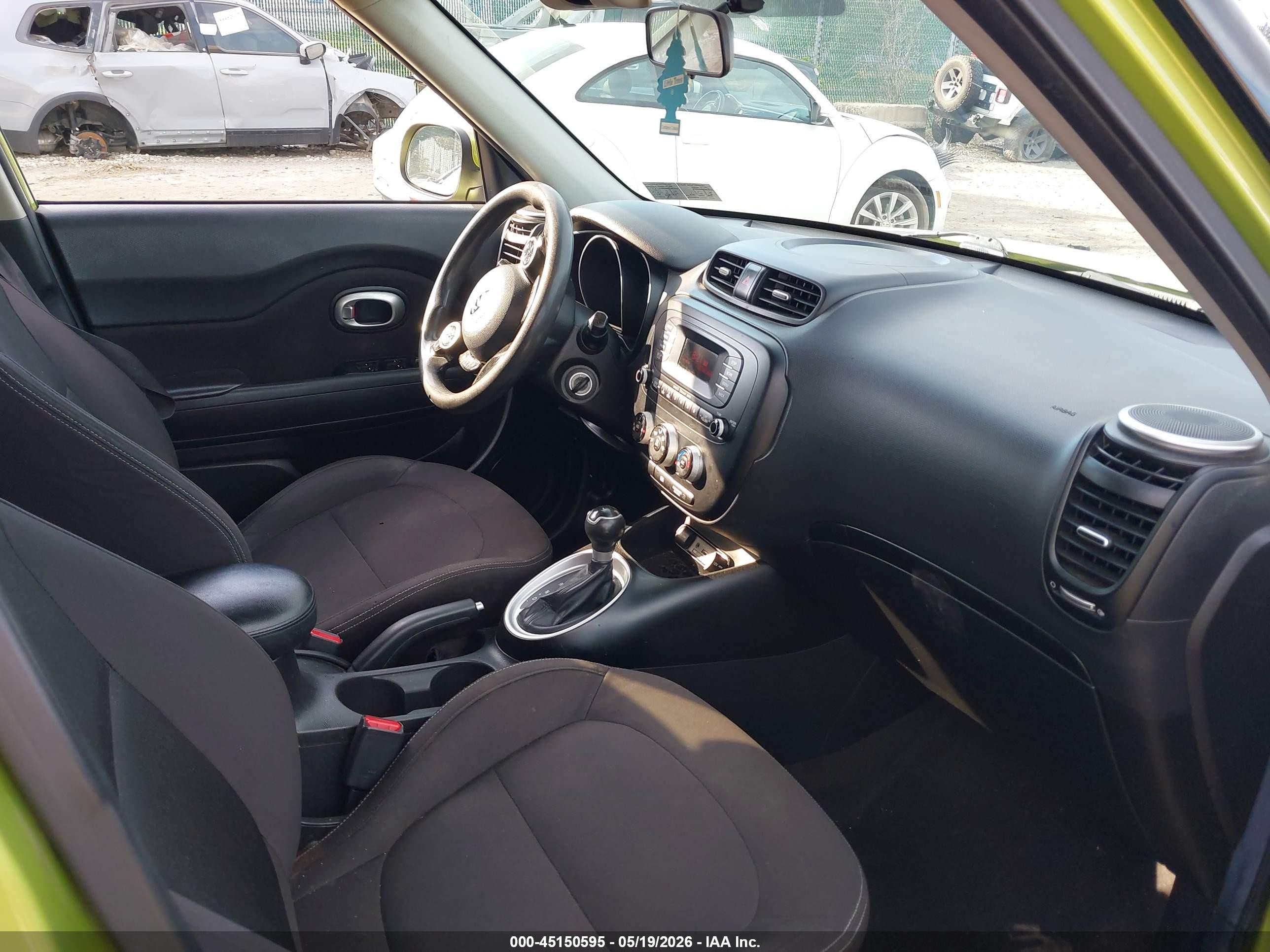 2015 Kia Soul   Green vin: KNDJN2A21F7799031