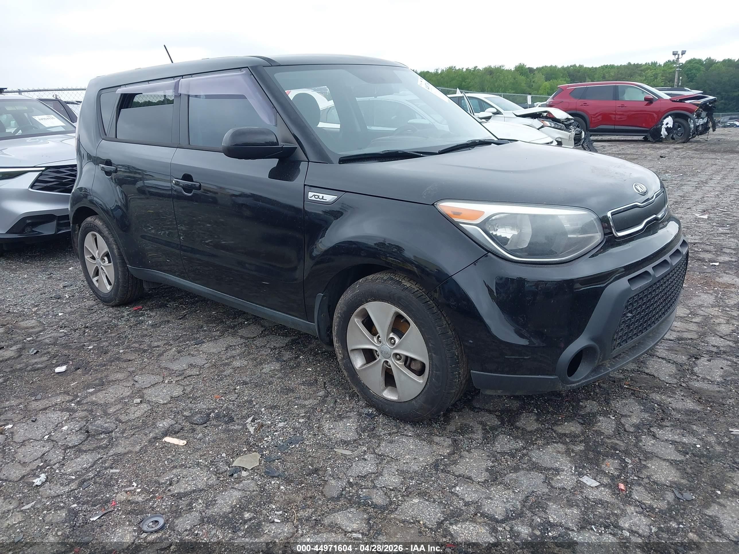 2015 Kia Soul   Black vin: KNDJN2A21F7799093