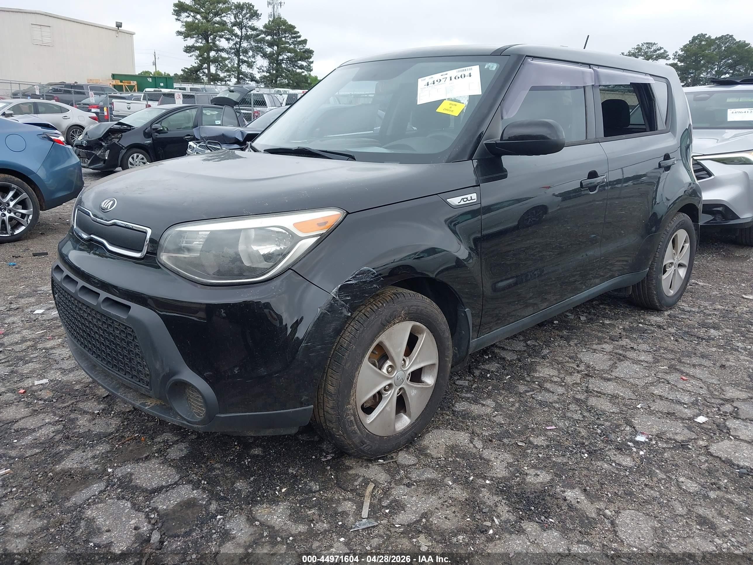 2015 Kia Soul   Black vin: KNDJN2A21F7799093