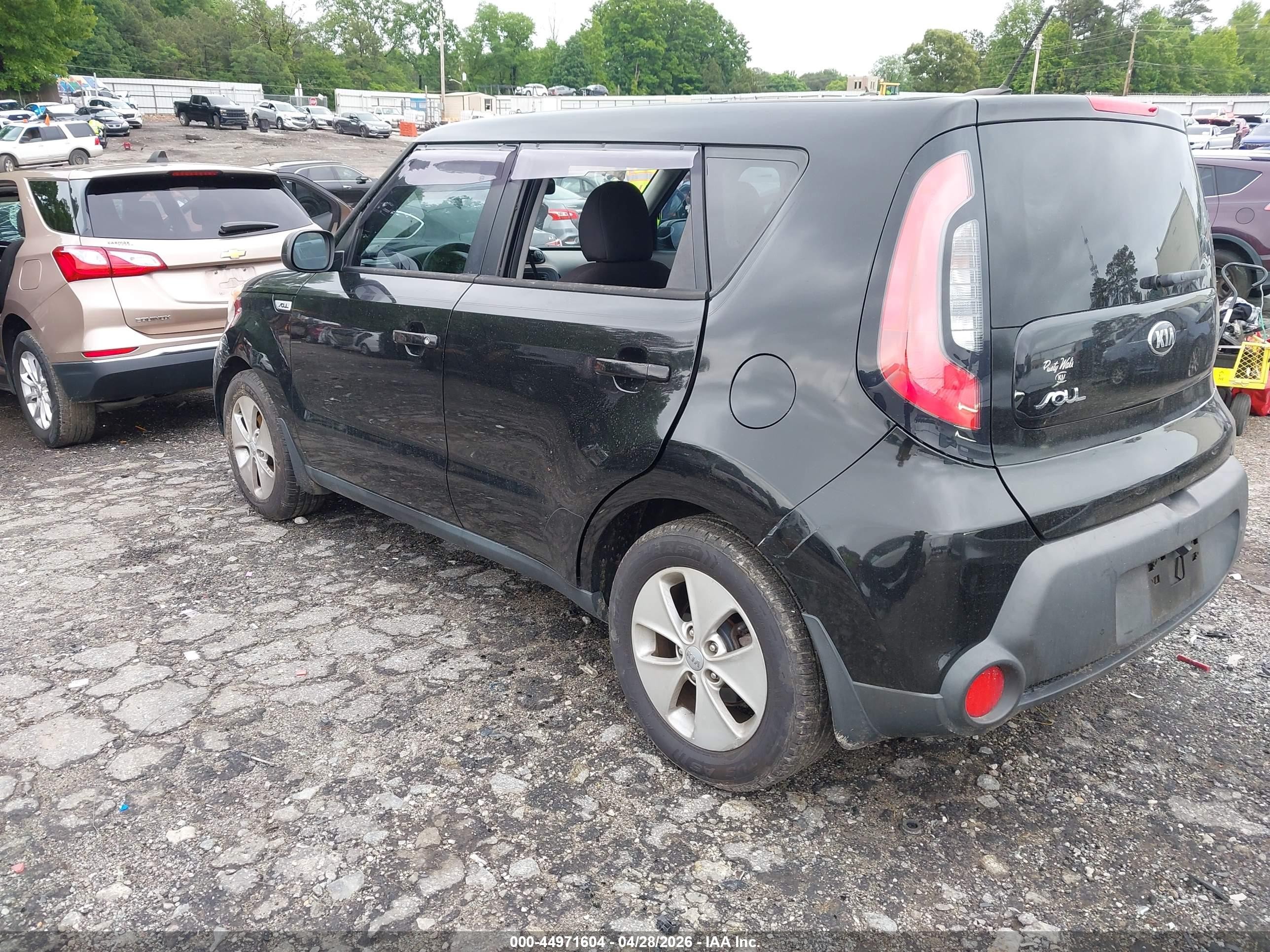 2015 Kia Soul   Black vin: KNDJN2A21F7799093