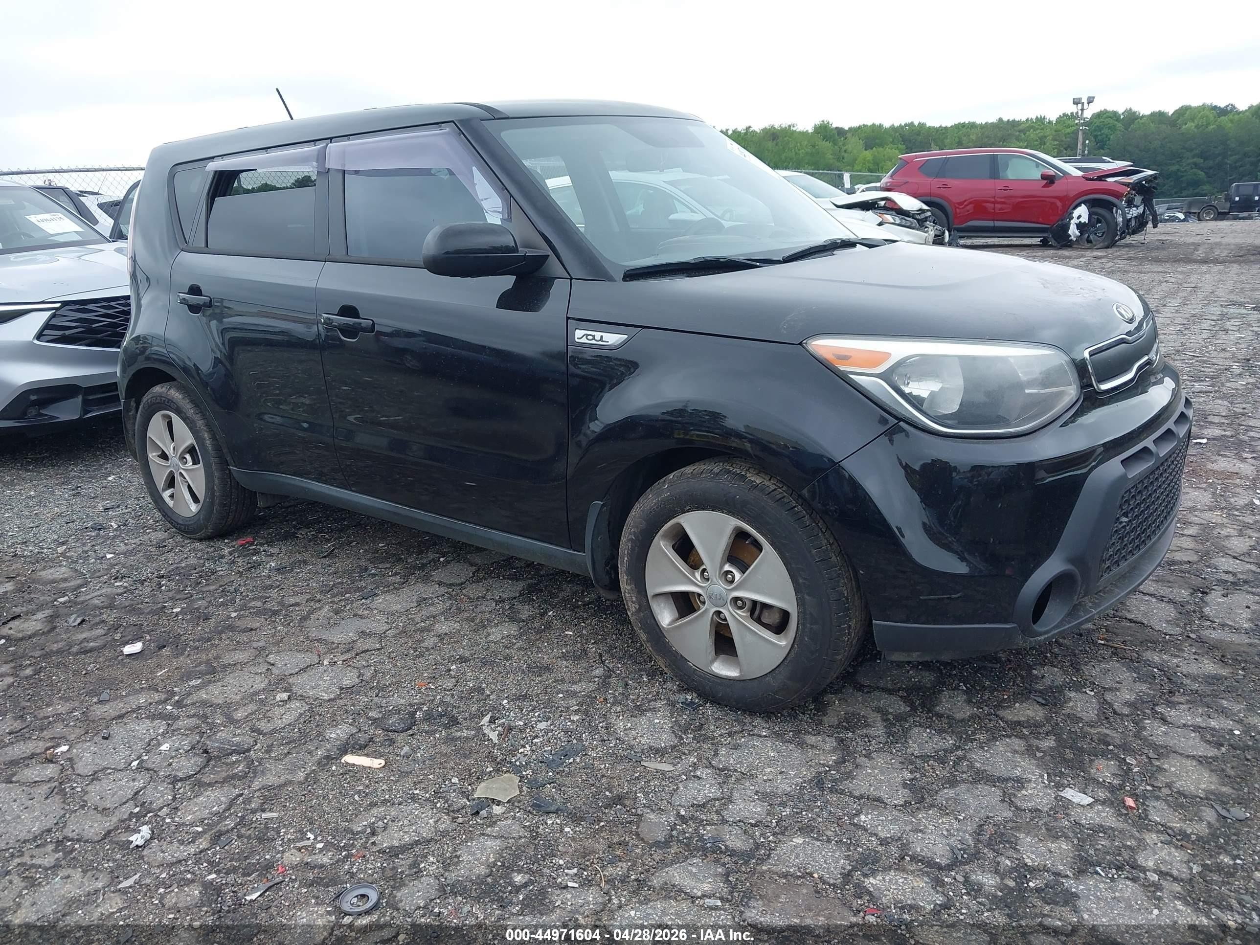 2015 Kia Soul   Black vin: KNDJN2A21F7799093