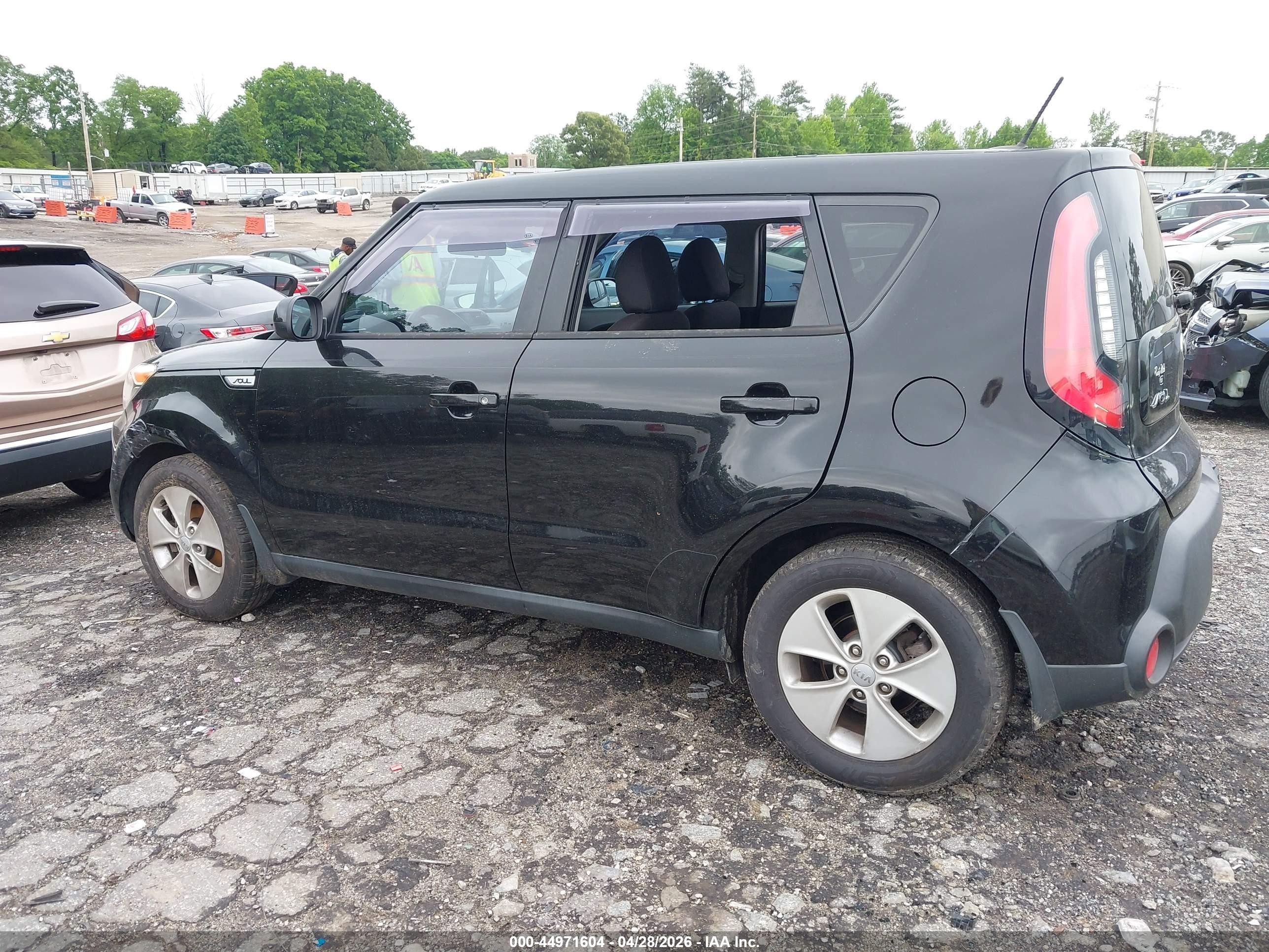 2015 Kia Soul   Black vin: KNDJN2A21F7799093