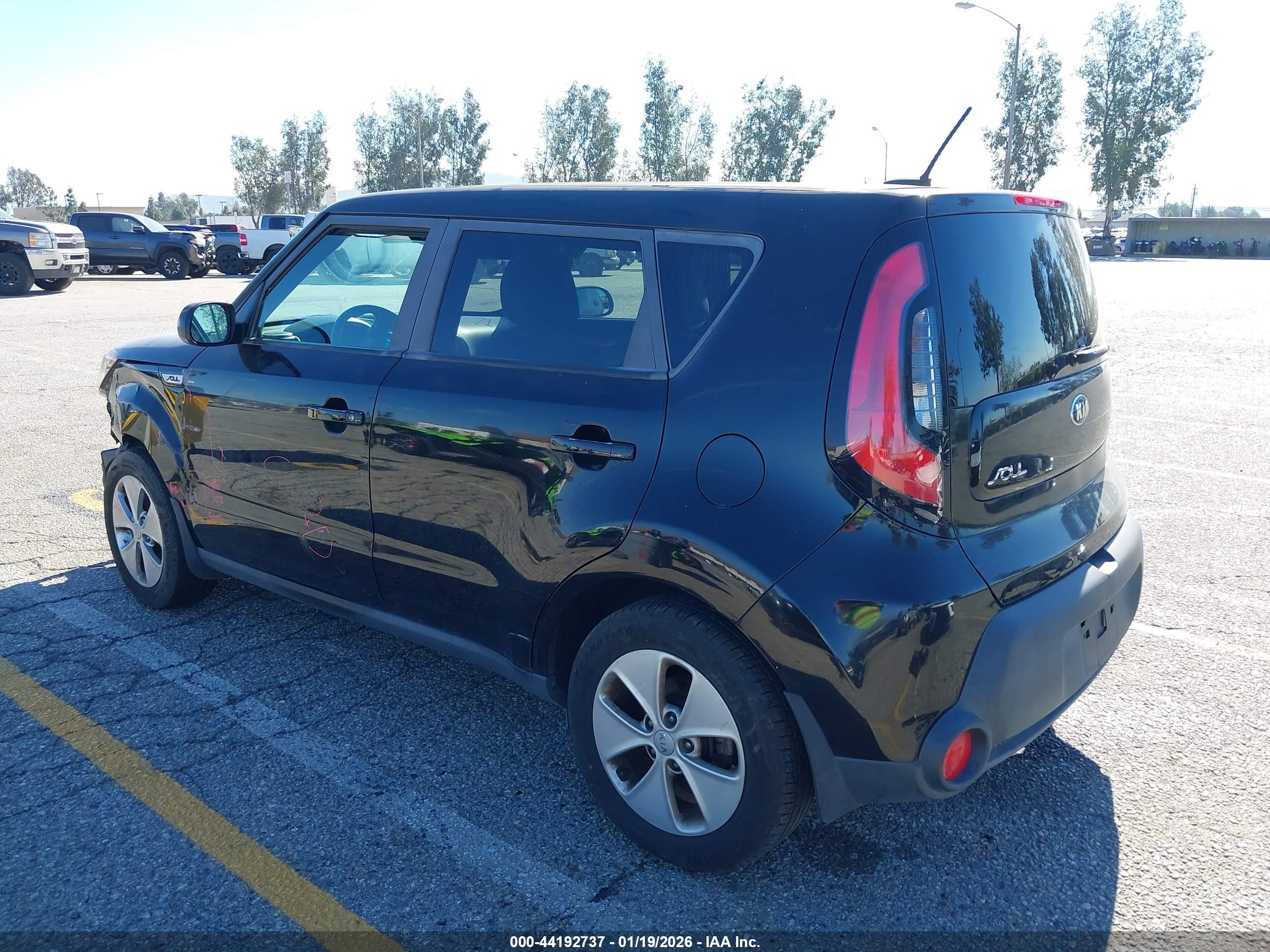 2016 Kia Soul   Черный vin: KNDJN2A21G7334198