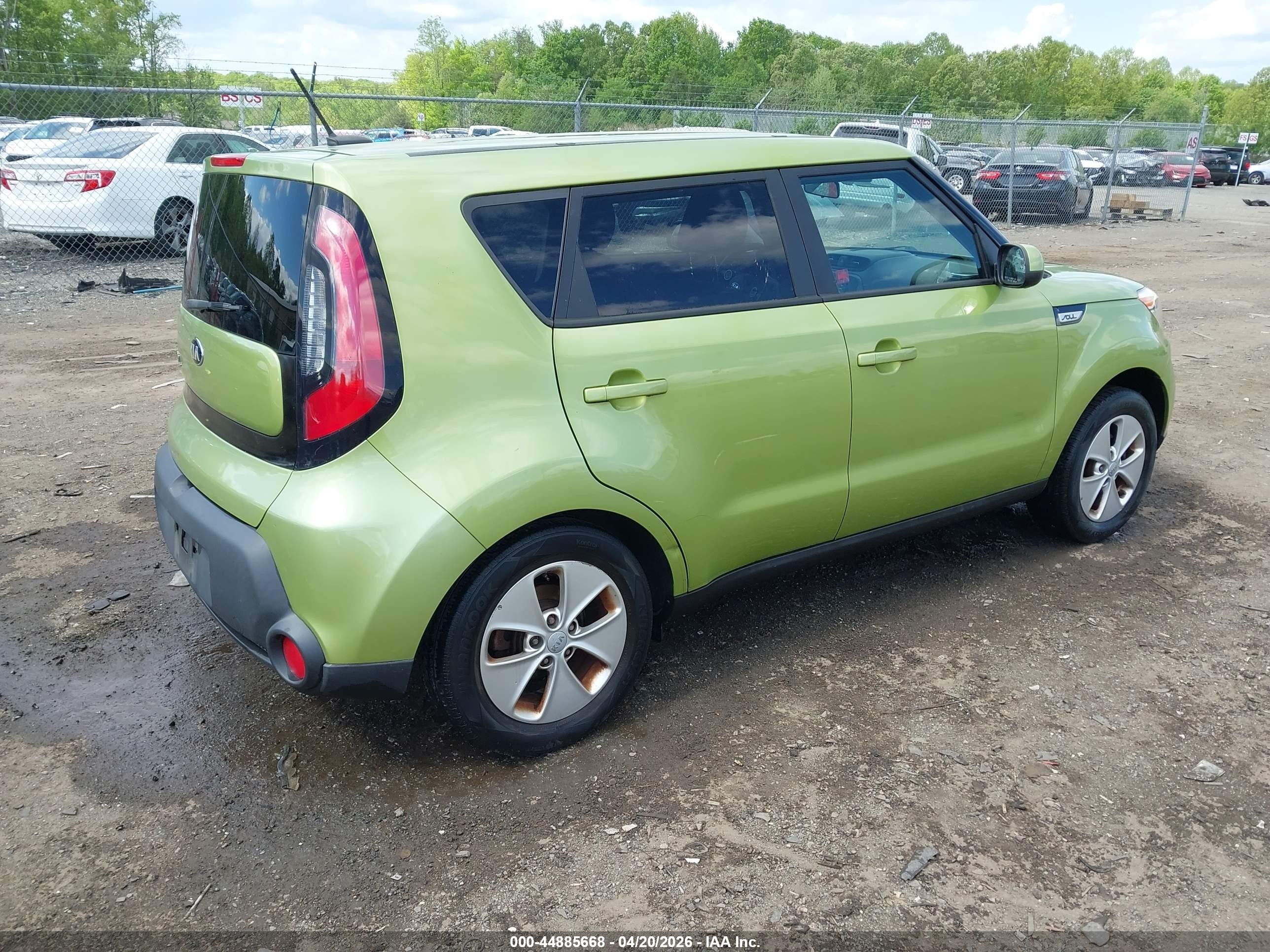 2016 Kia Soul Green vin: KNDJN2A21G7821675