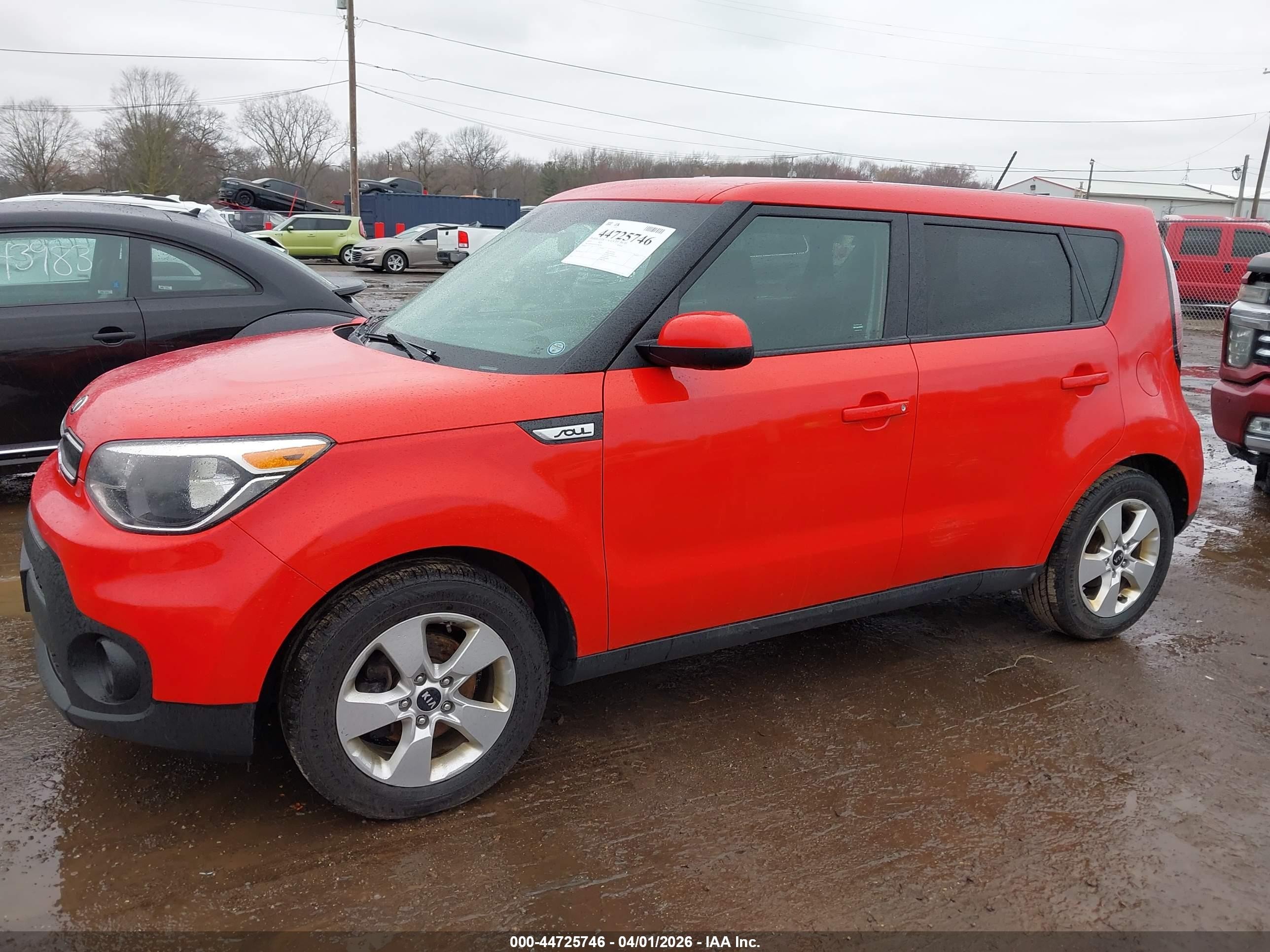2019 Kia Soul   Red vin: KNDJN2A21K7667445