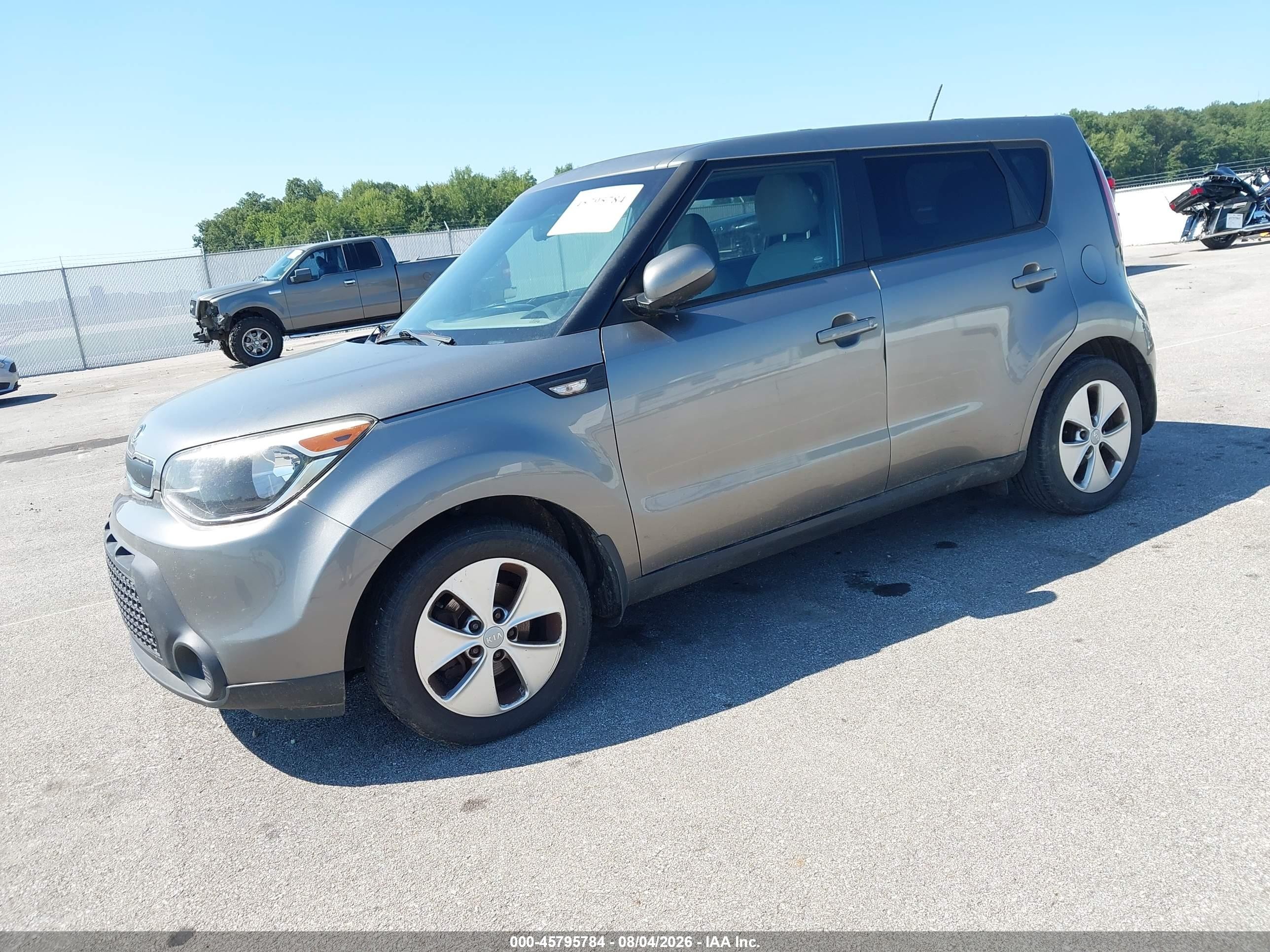 2014 Kia Soul   Gray vin: KNDJN2A22E7108135
