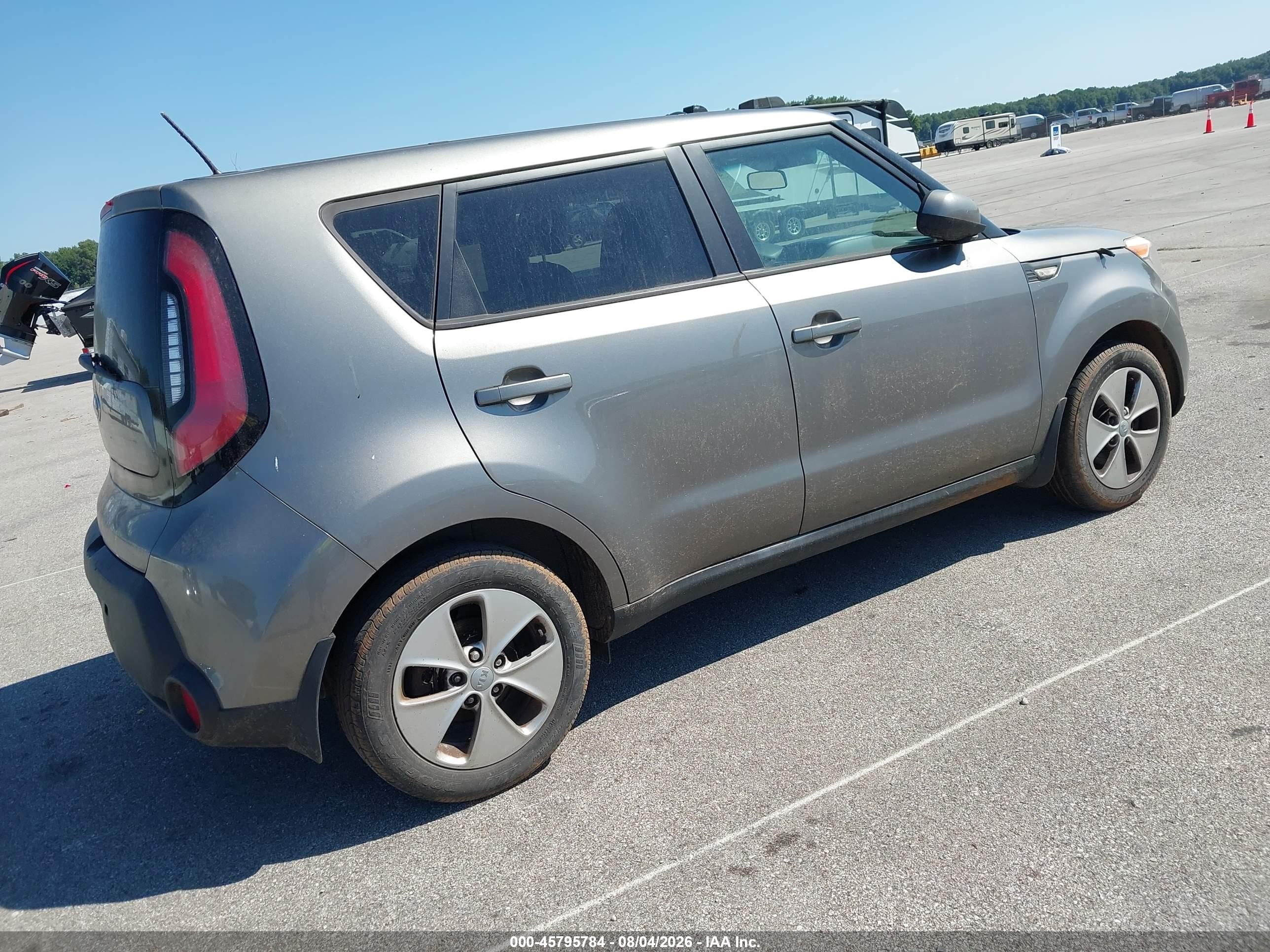 2014 Kia Soul   Gray vin: KNDJN2A22E7108135