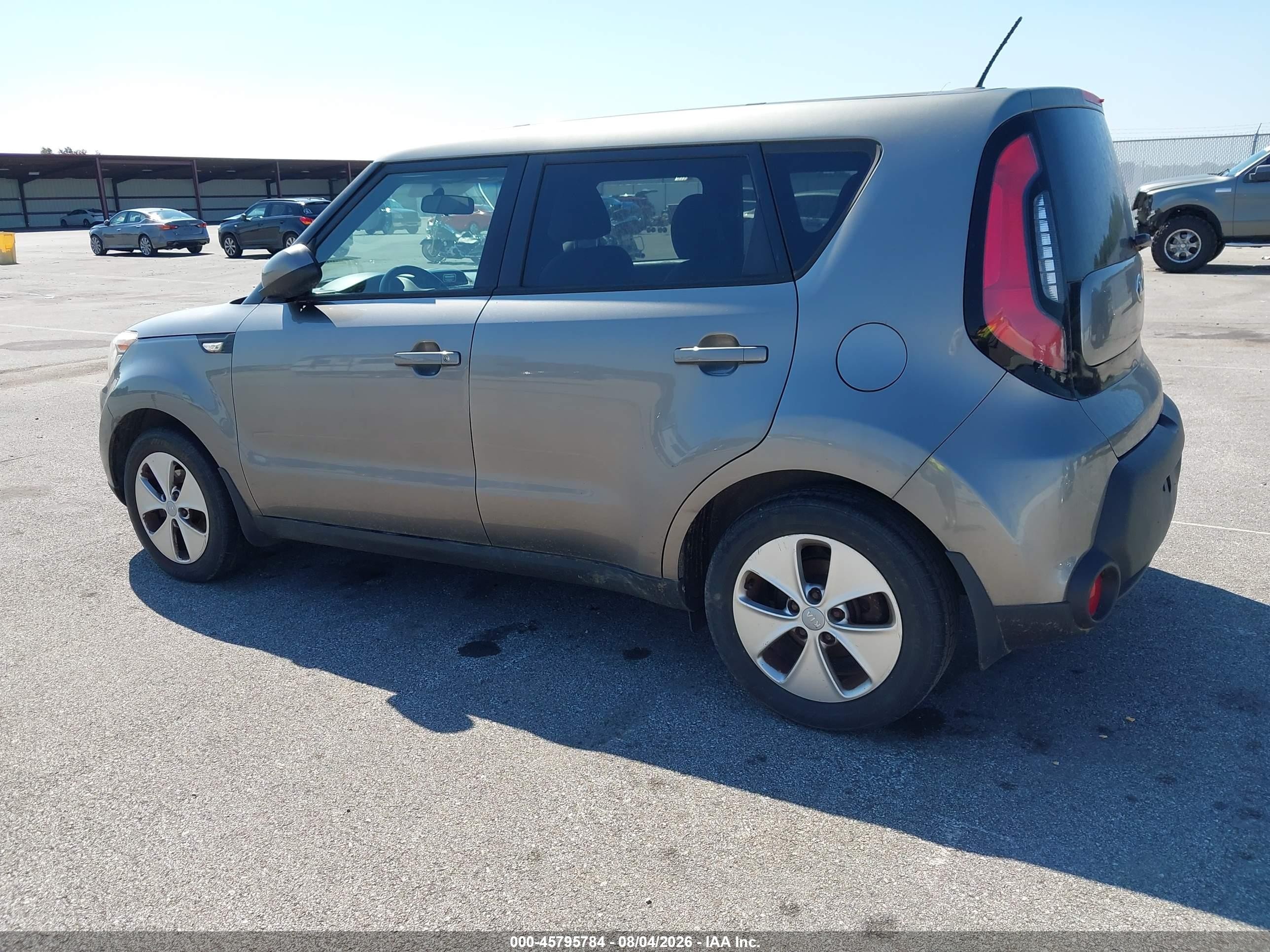 2014 Kia Soul   Gray vin: KNDJN2A22E7108135