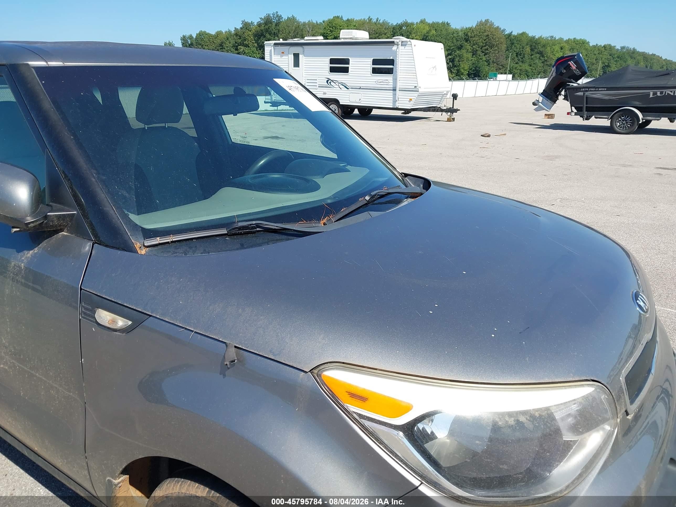 2014 Kia Soul   Gray vin: KNDJN2A22E7108135