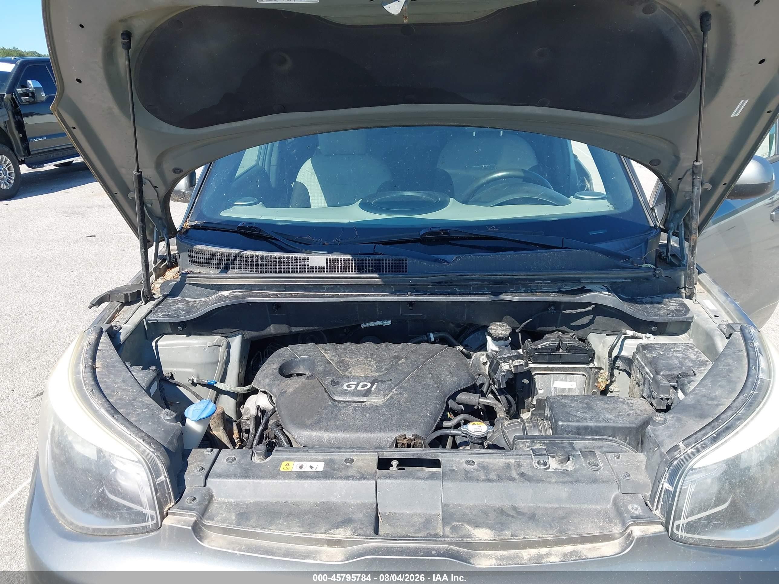 2014 Kia Soul   Gray vin: KNDJN2A22E7108135