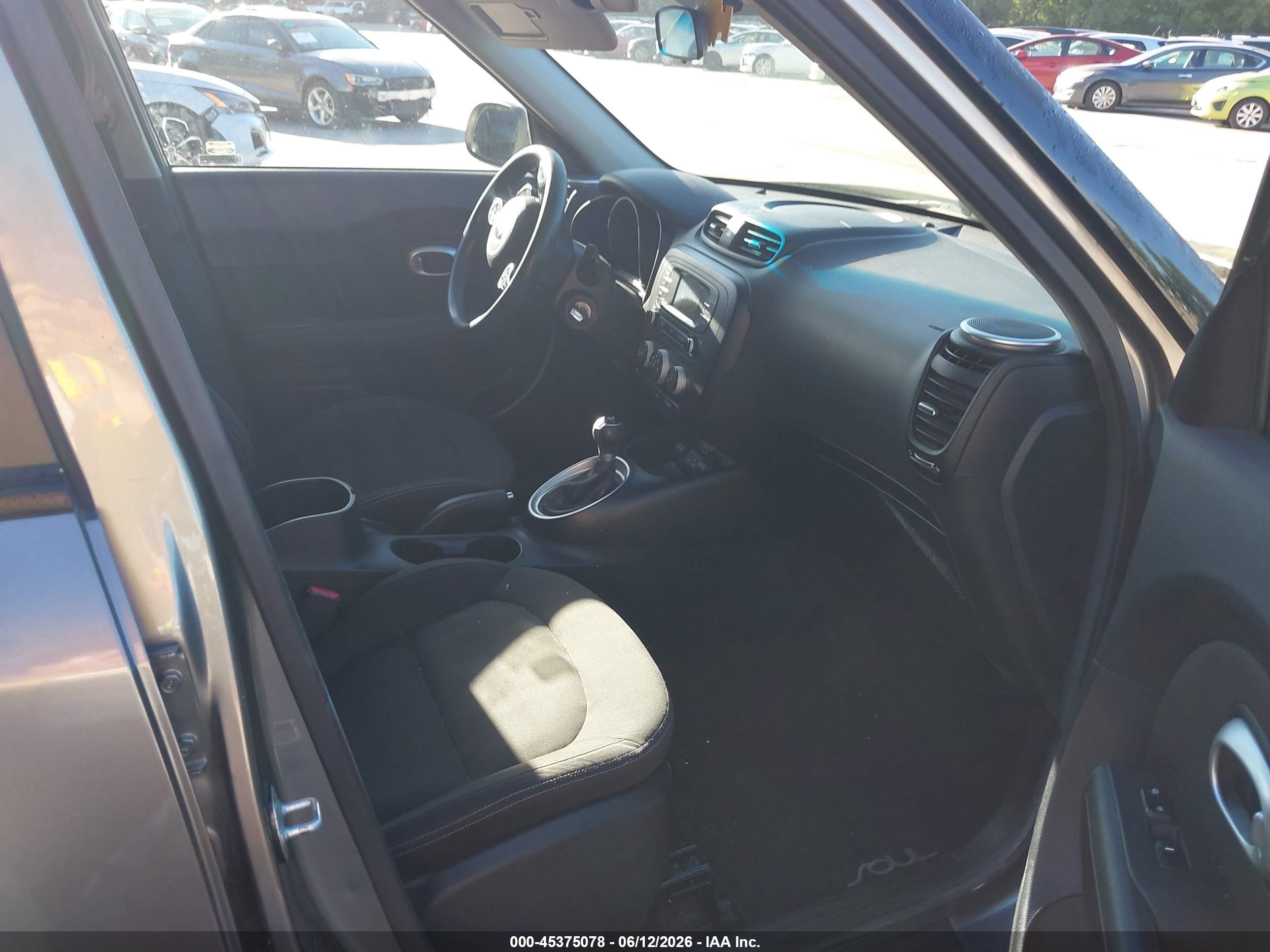 2015 Kia Soul   Gray vin: KNDJN2A22F7122747