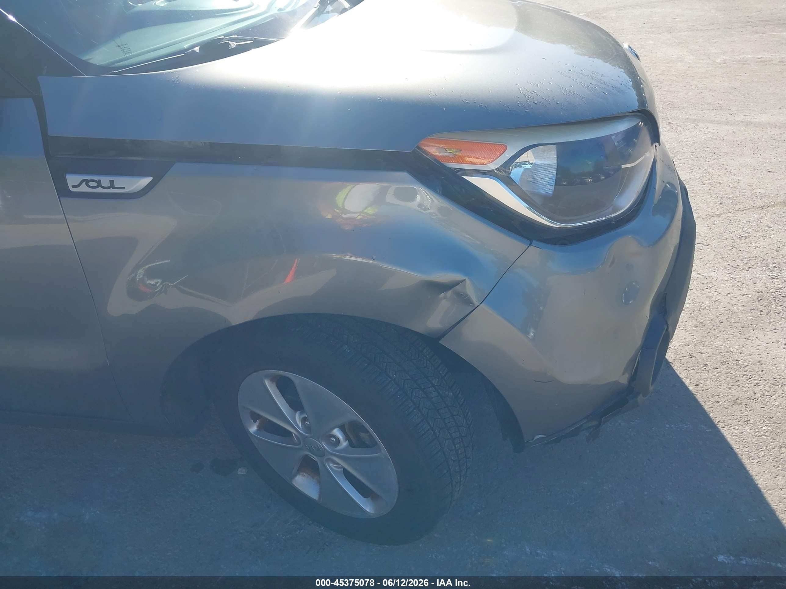 2015 Kia Soul   Gray vin: KNDJN2A22F7122747