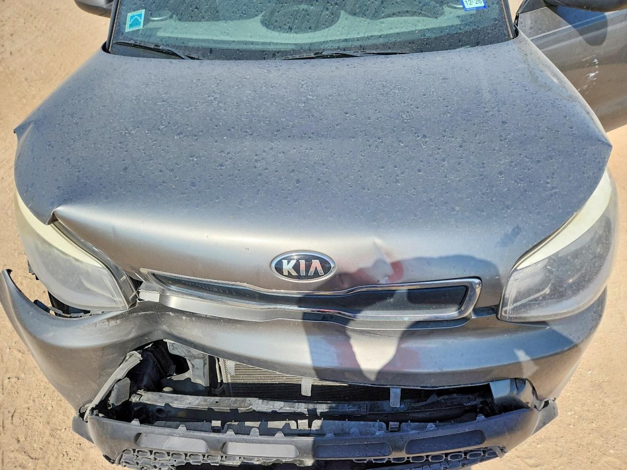 2015 Kia Soul Base Gray vin: KNDJN2A22F7145834