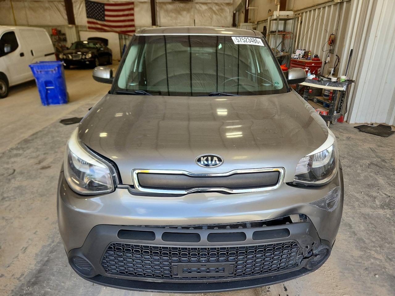 2015 Kia Soul Base Серый vin: KNDJN2A22F7182883