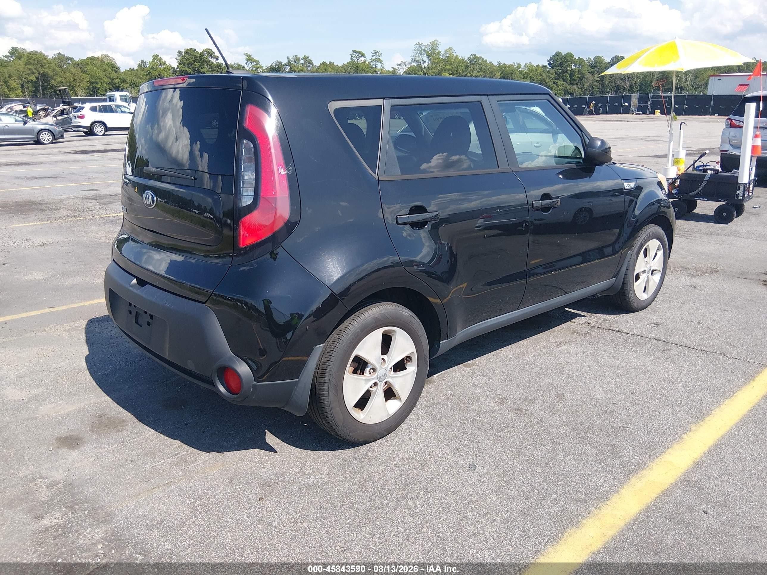2015 Kia Soul   Black vin: KNDJN2A22F7205532