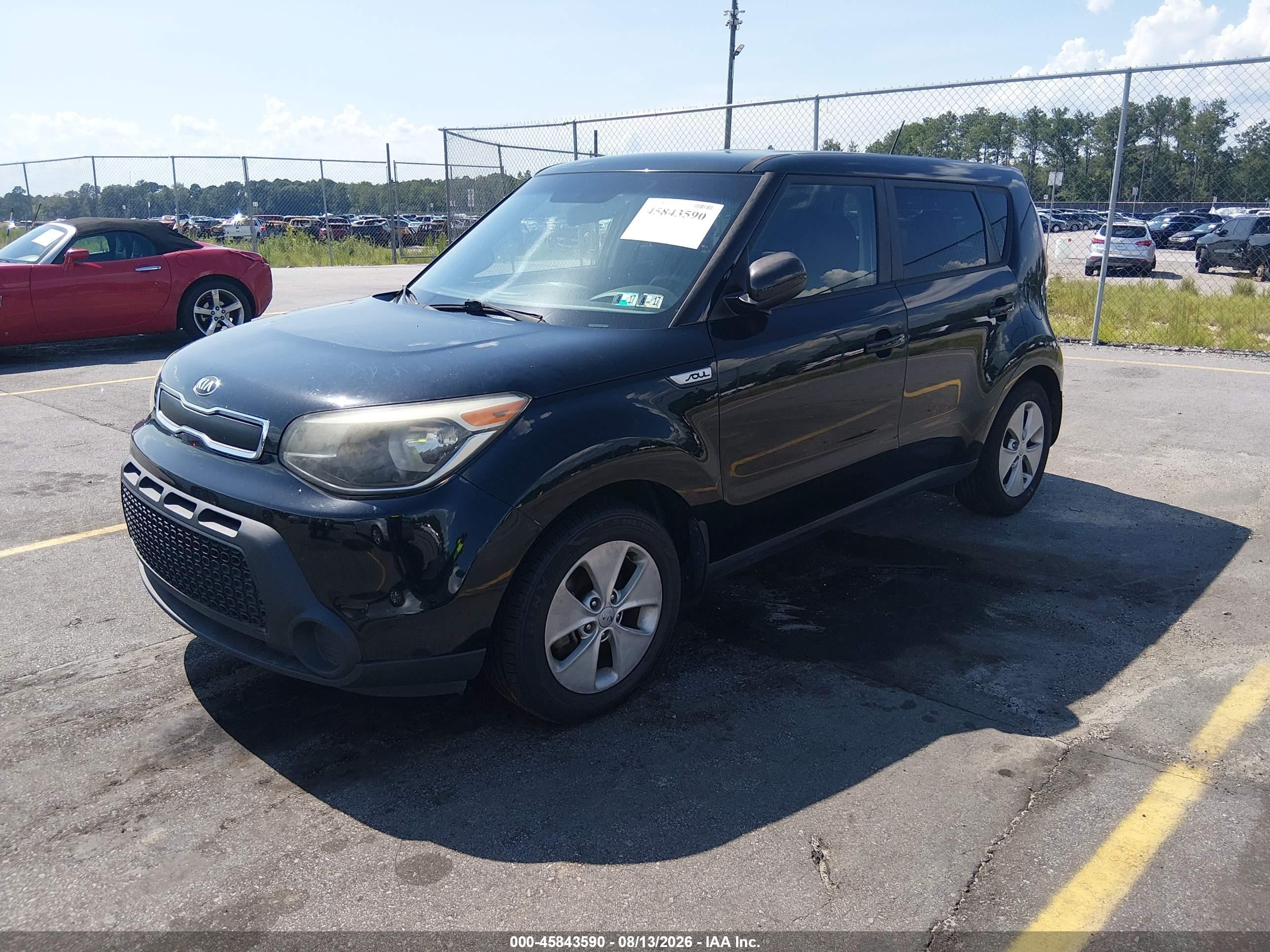 2015 Kia Soul   Black vin: KNDJN2A22F7205532