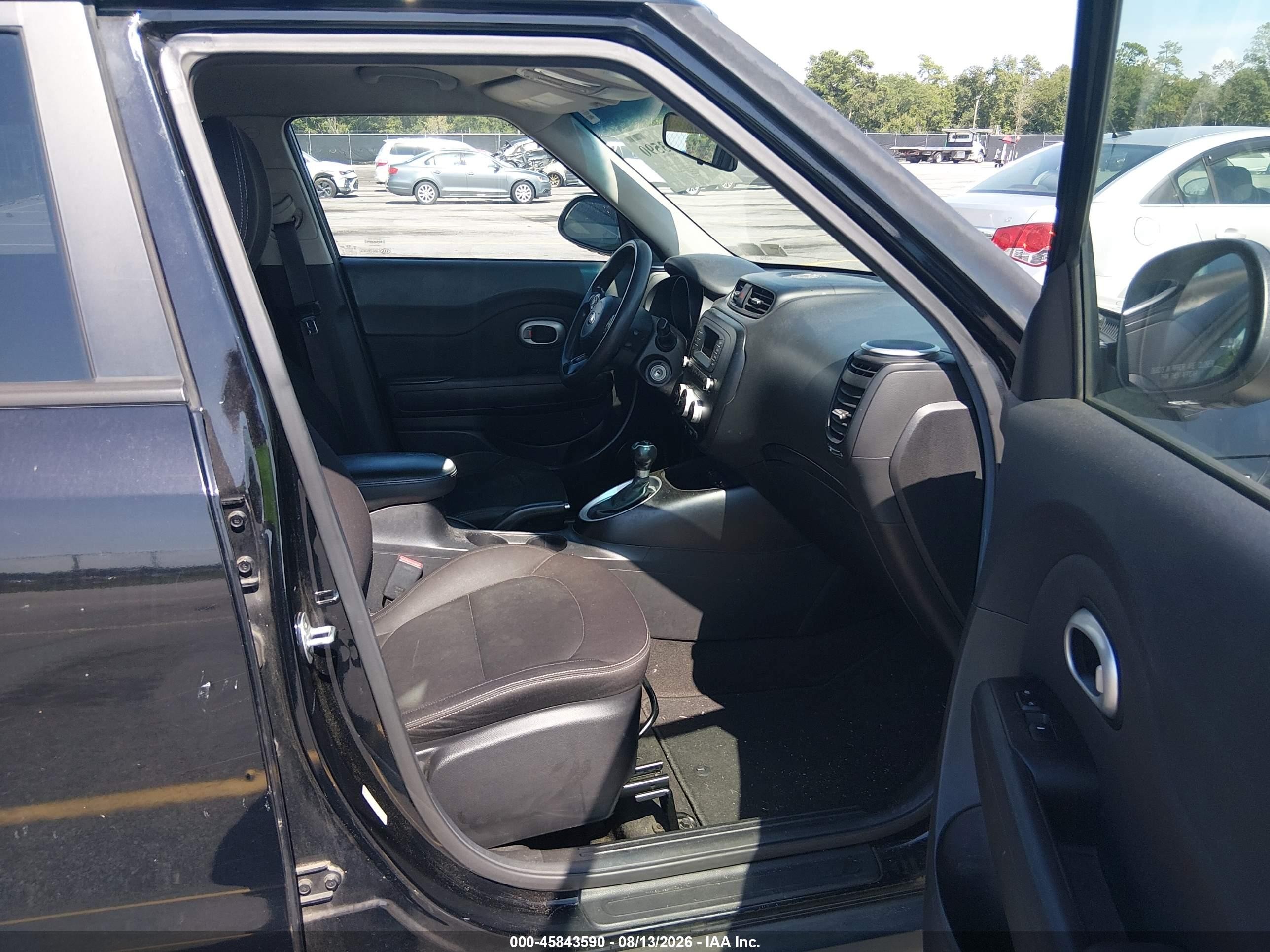 2015 Kia Soul   Black vin: KNDJN2A22F7205532