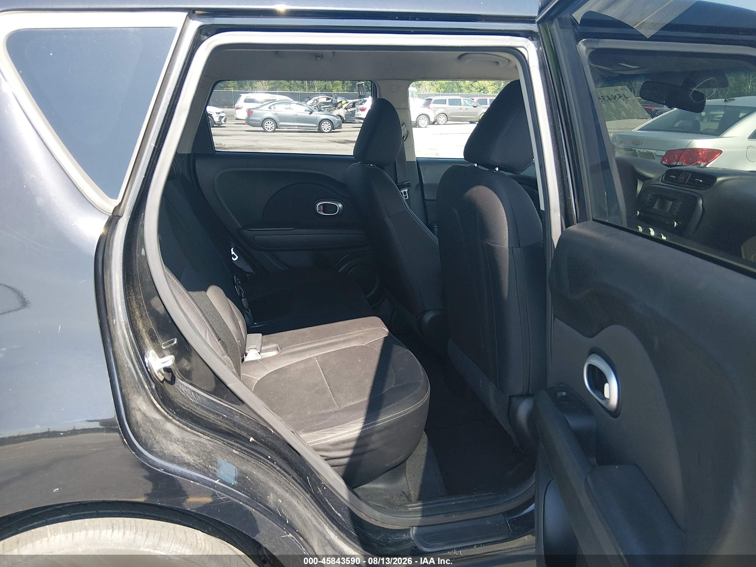 2015 Kia Soul   Black vin: KNDJN2A22F7205532