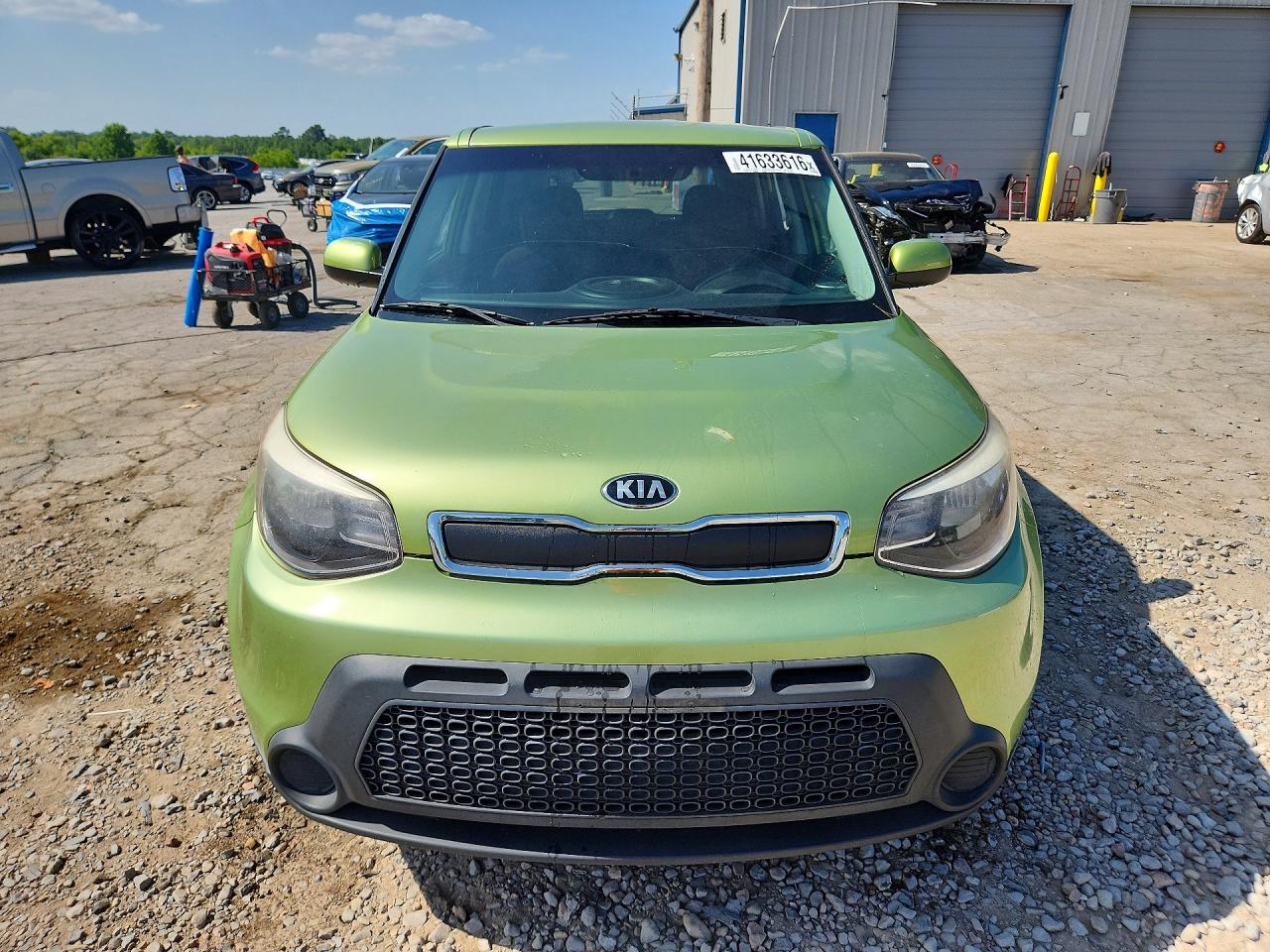 2015 Kia Soul Base Green vin: KNDJN2A22F7752770