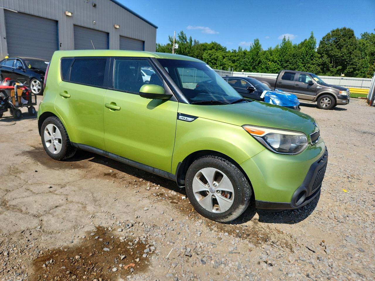2015 Kia Soul Base Green vin: KNDJN2A22F7752770