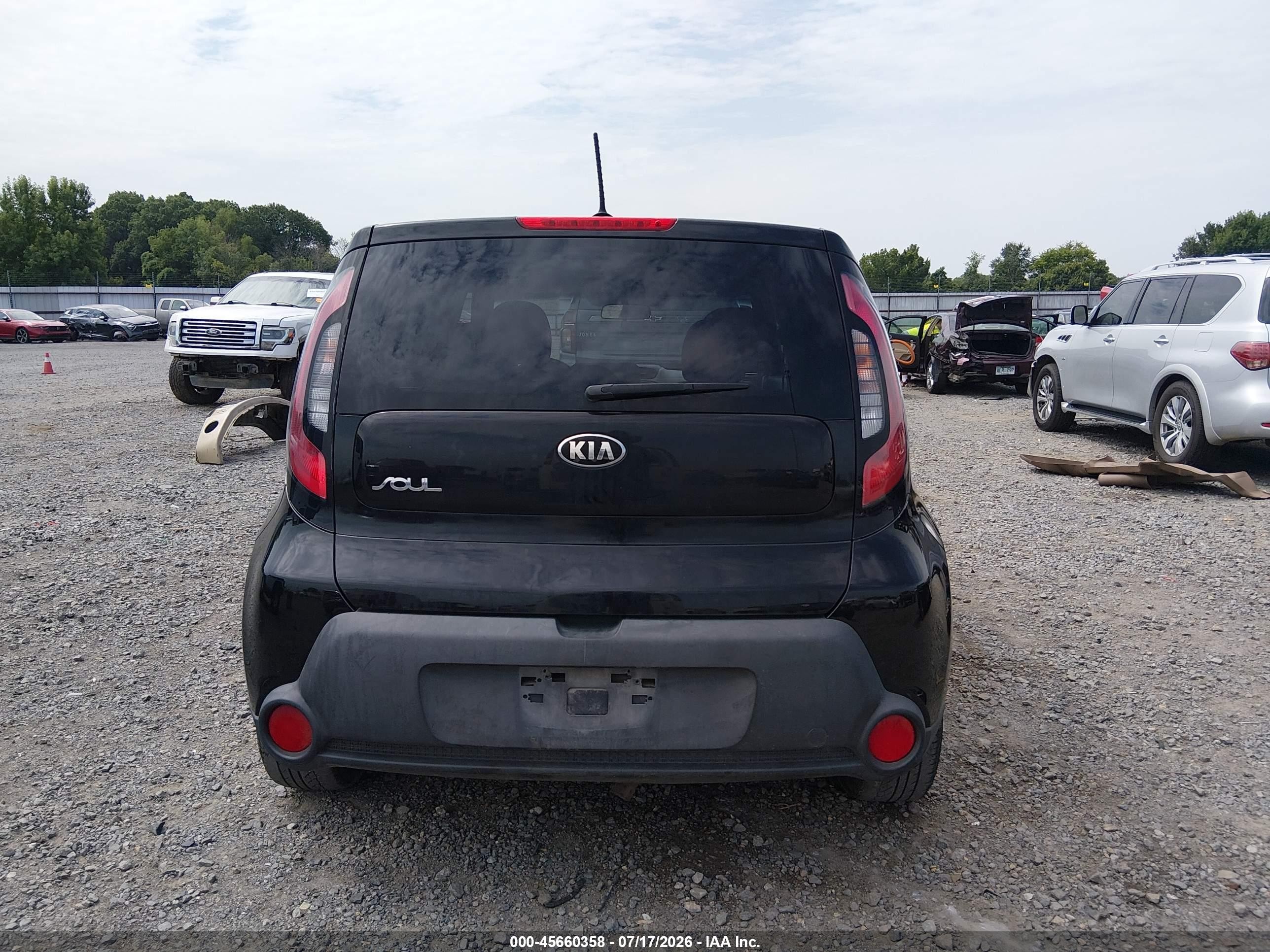 2015 Kia Soul   Black vin: KNDJN2A22F7753739