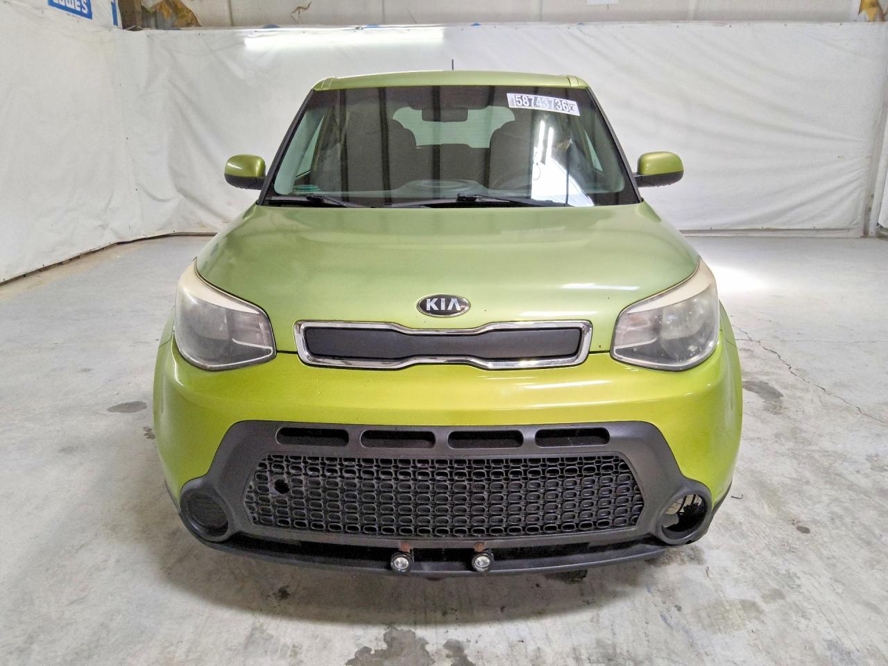 2015 Kia Soul Base Green vin: KNDJN2A22F7791410