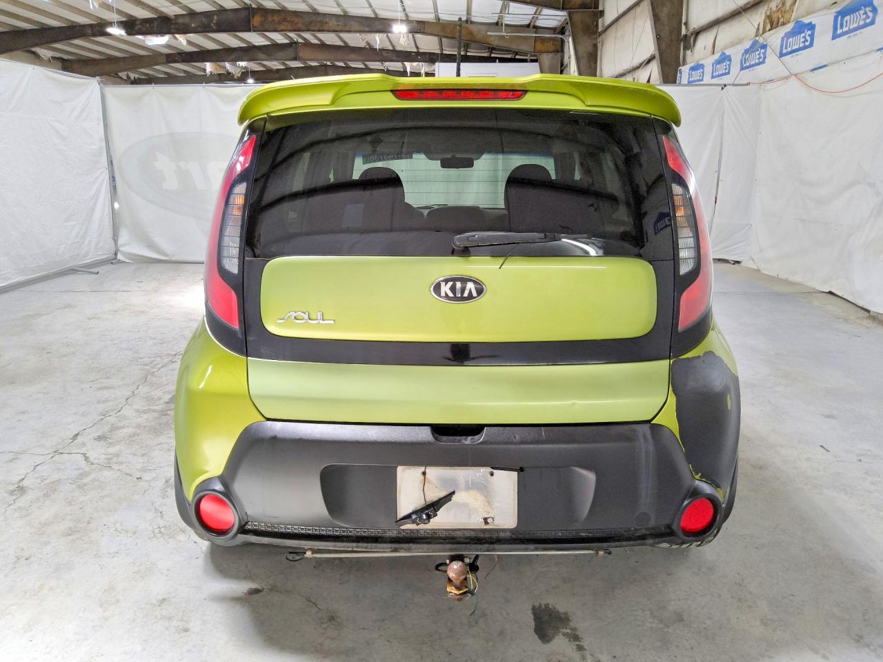2015 Kia Soul Base Green vin: KNDJN2A22F7791410