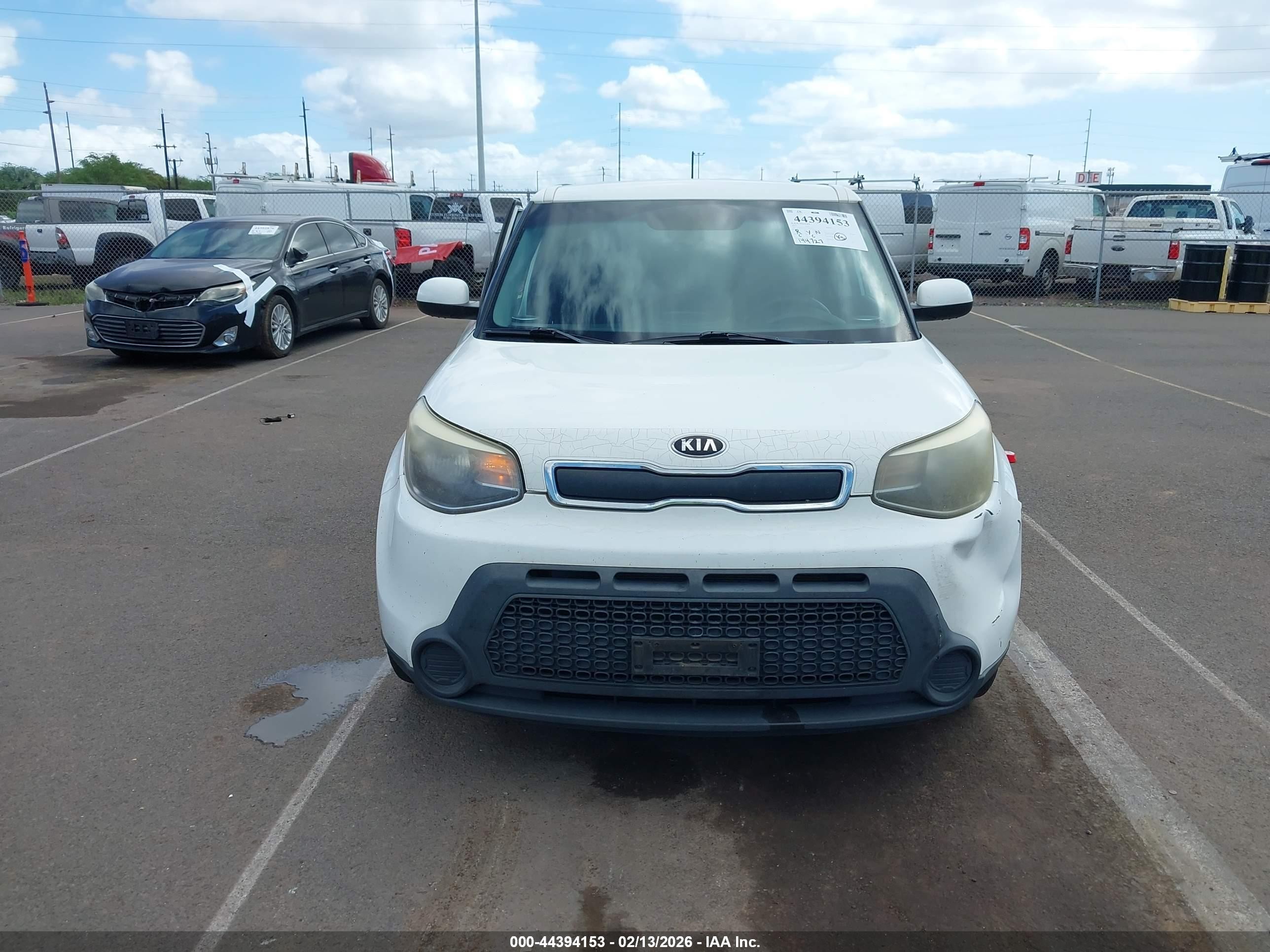 2015 Kia Soul   White vin: KNDJN2A22F7794159