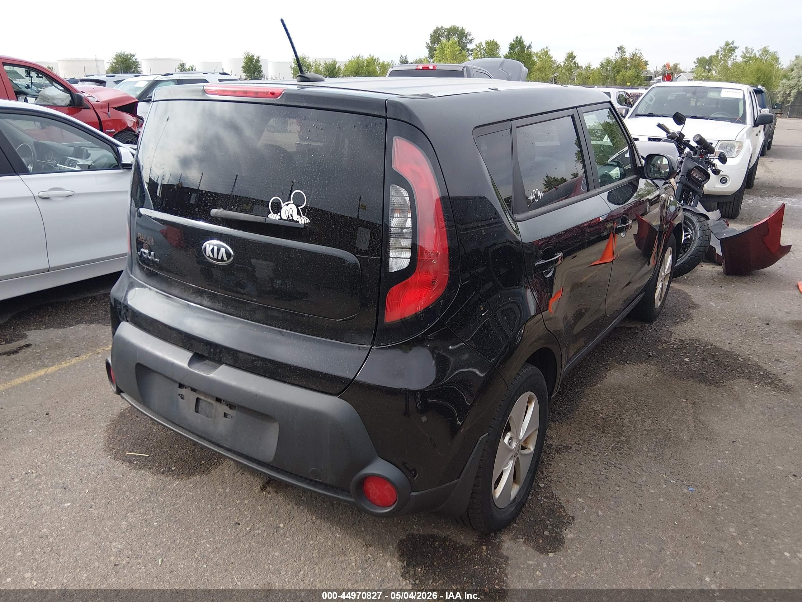 2014 Kia Soul   Black vin: KNDJN2A23E7033669