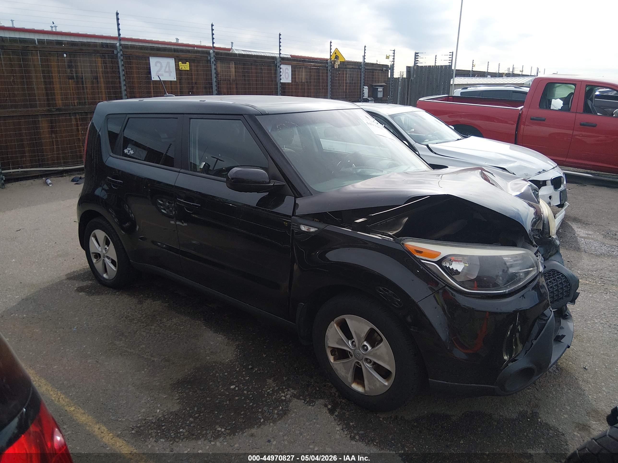 2014 Kia Soul   Black vin: KNDJN2A23E7033669