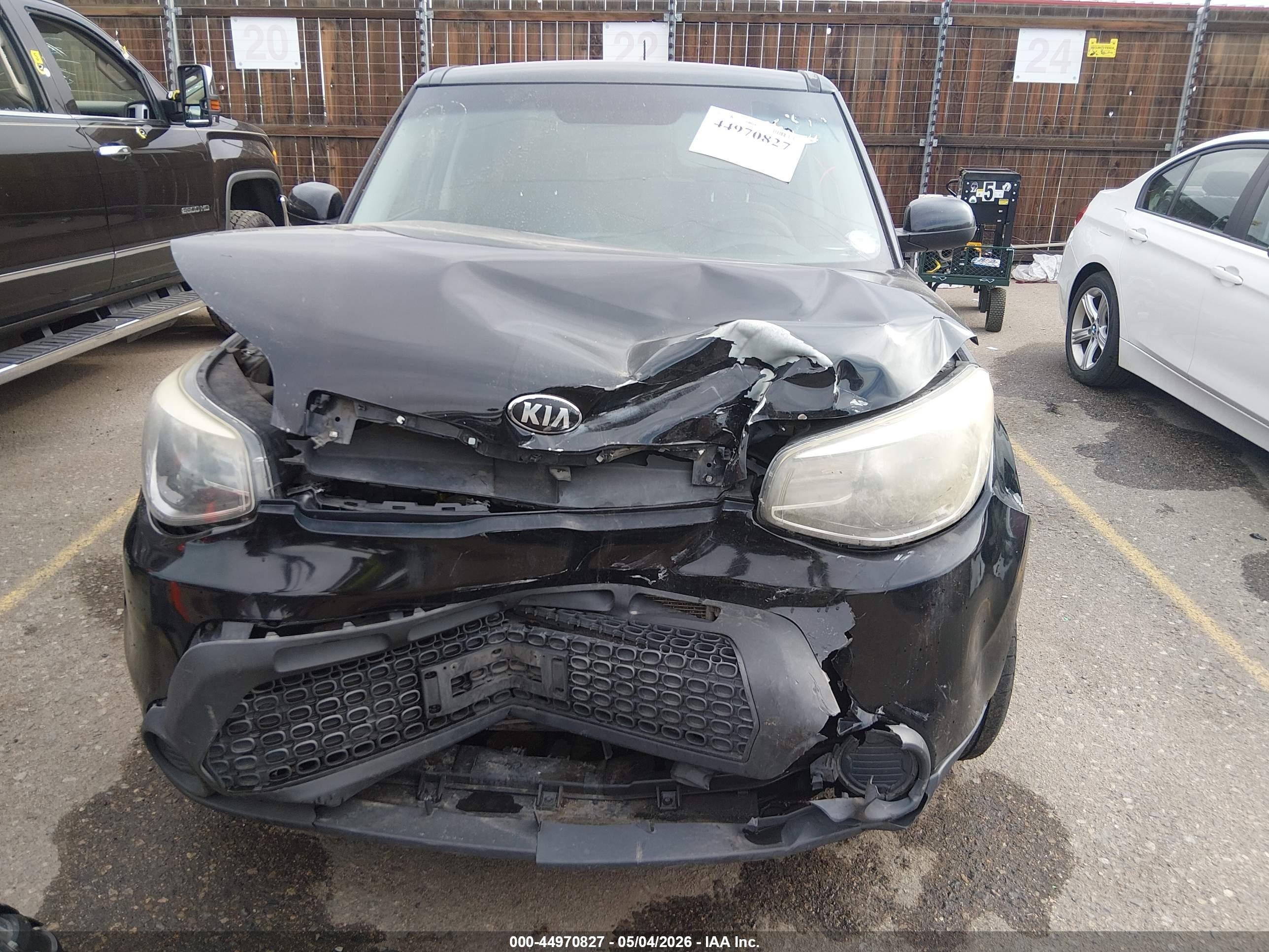 2014 Kia Soul   Black vin: KNDJN2A23E7033669