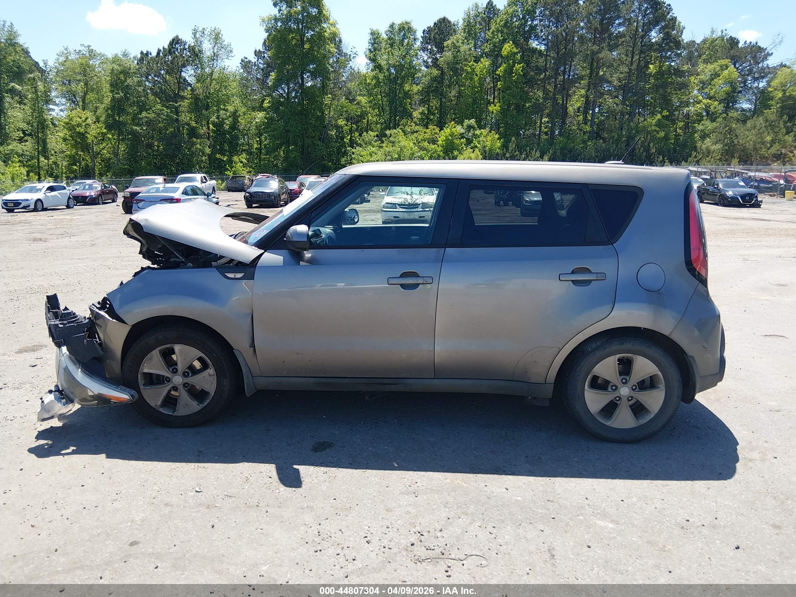 2014 Kia Soul   Gray vin: KNDJN2A23E7099770